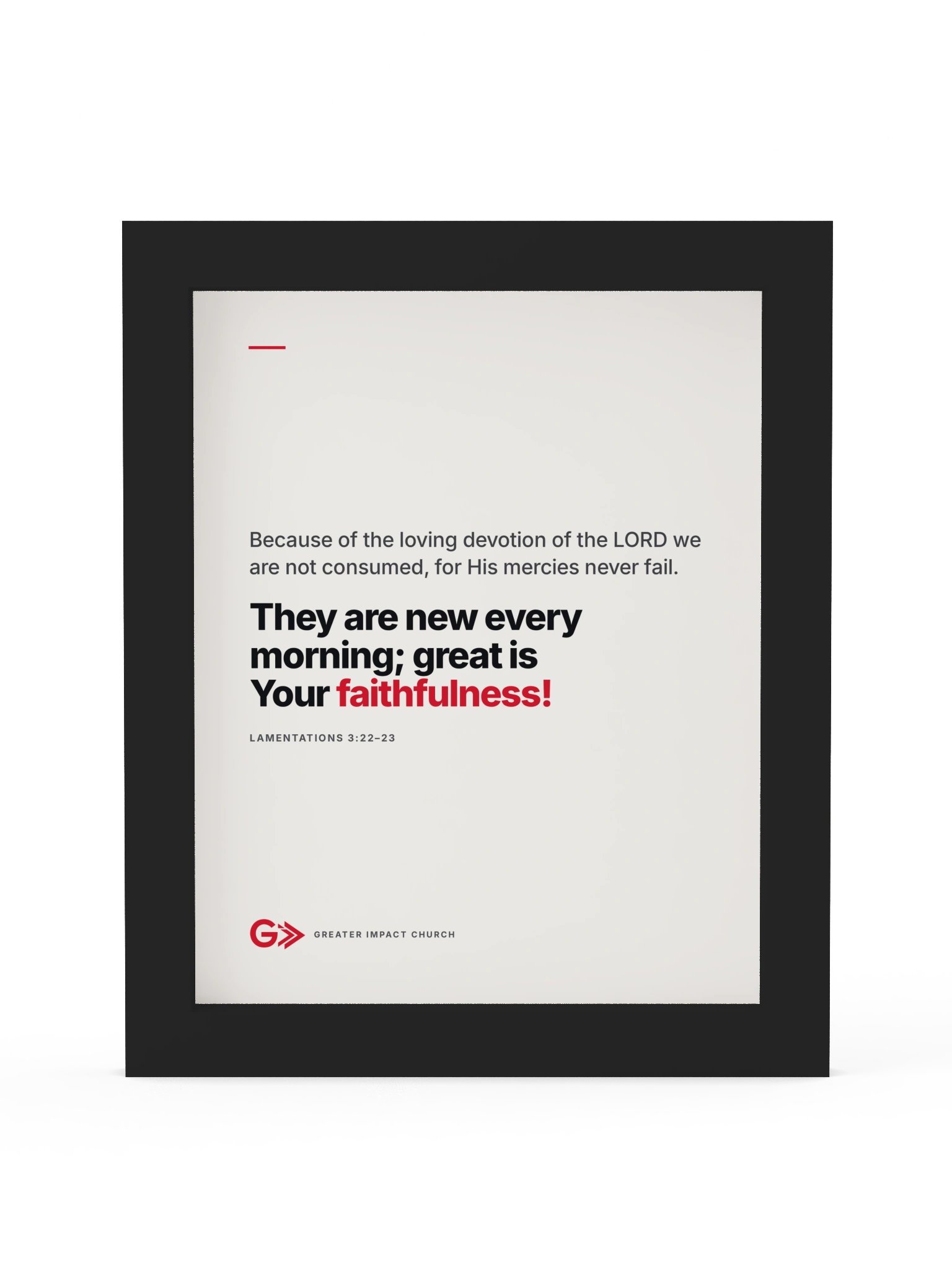 New Every Morning Framed Print product image (1)