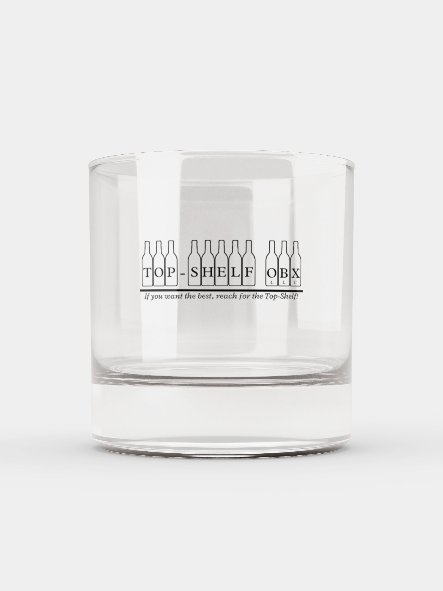 Top Shelf Rocks Glass product image (1)