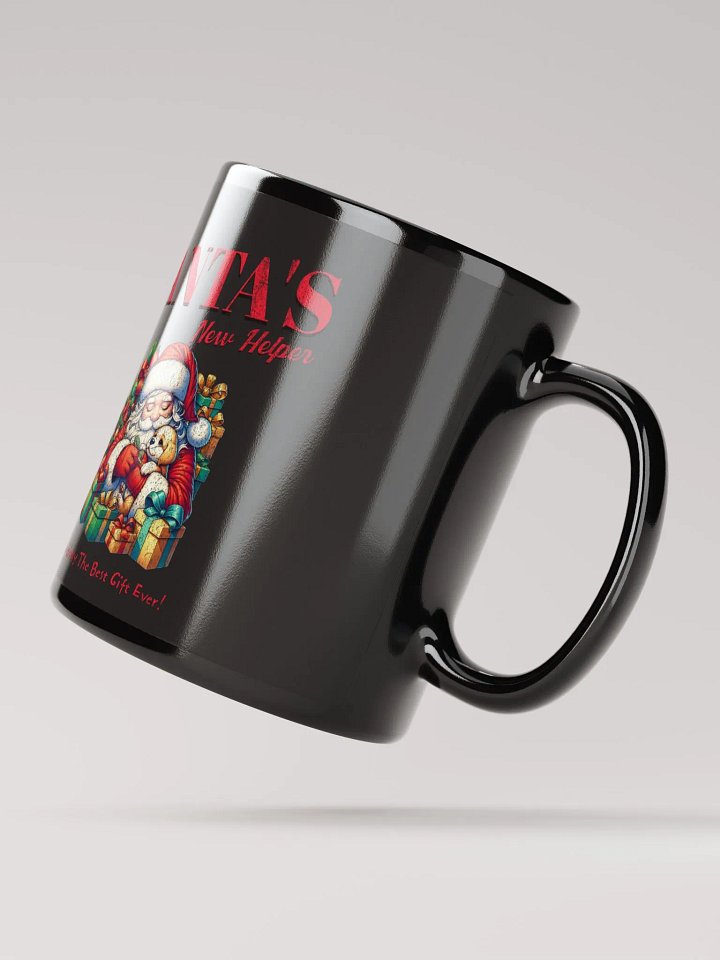 Santa's New Helper - Dog Lovers Black Mug product image (4)