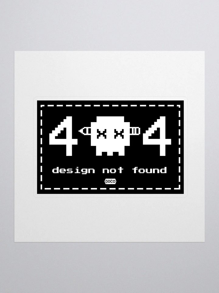 404 Design Not Found - Sticker product image (1)
