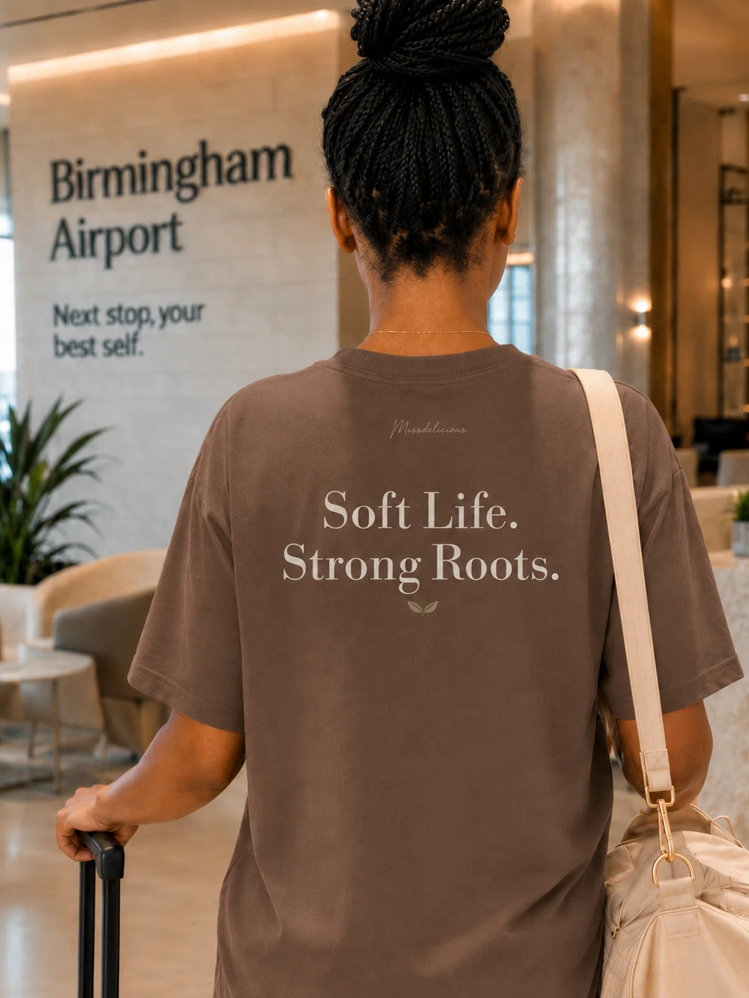 Soft Life. Strong Roots. Supporter T-Shirt — Missdivalicious Edition product image (2)