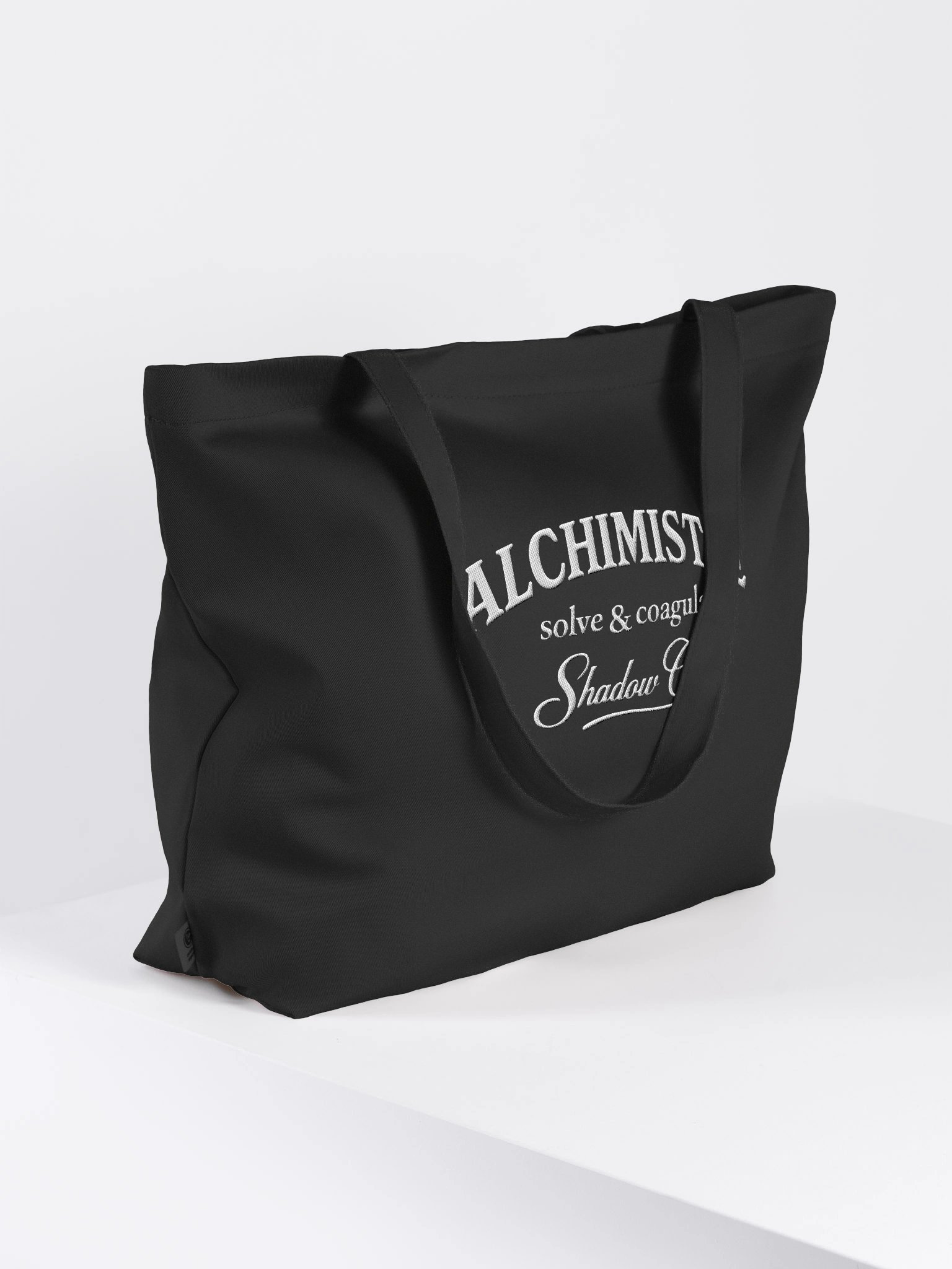 TOTE BAG Noir en Coton Bio – ALCHIMISTAE Shadow Club product image (6)