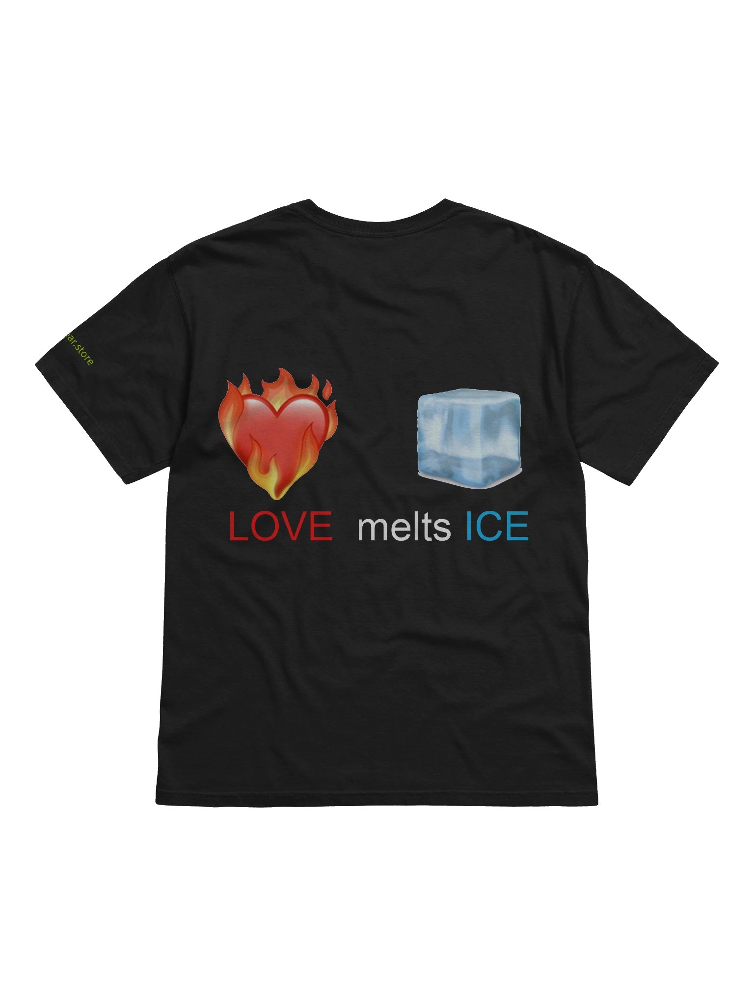 LOVE melts ICE T-Shirt Back Print product image (2)