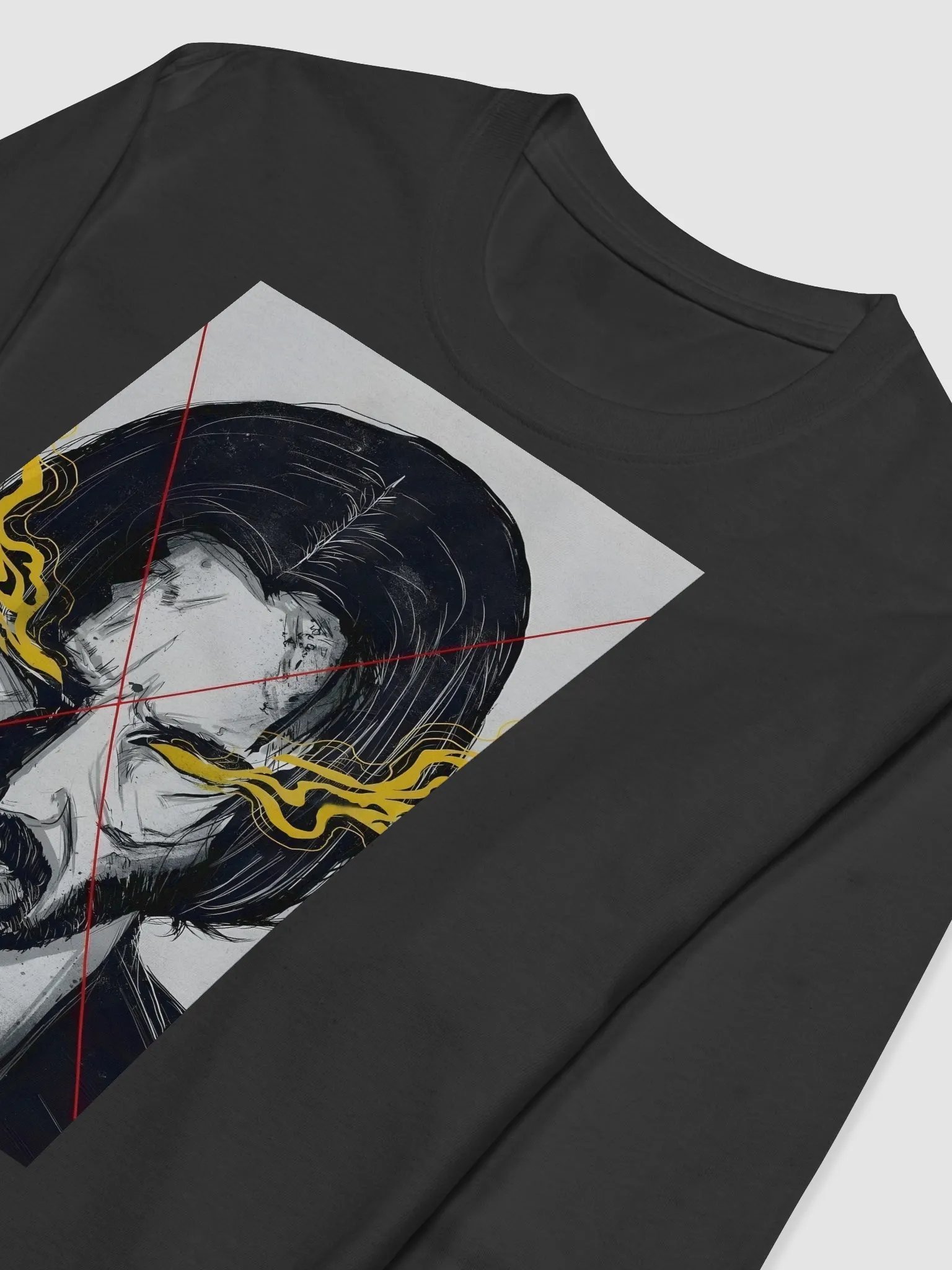 Flame-Eyed John Wick Long Sleeve product image (6)