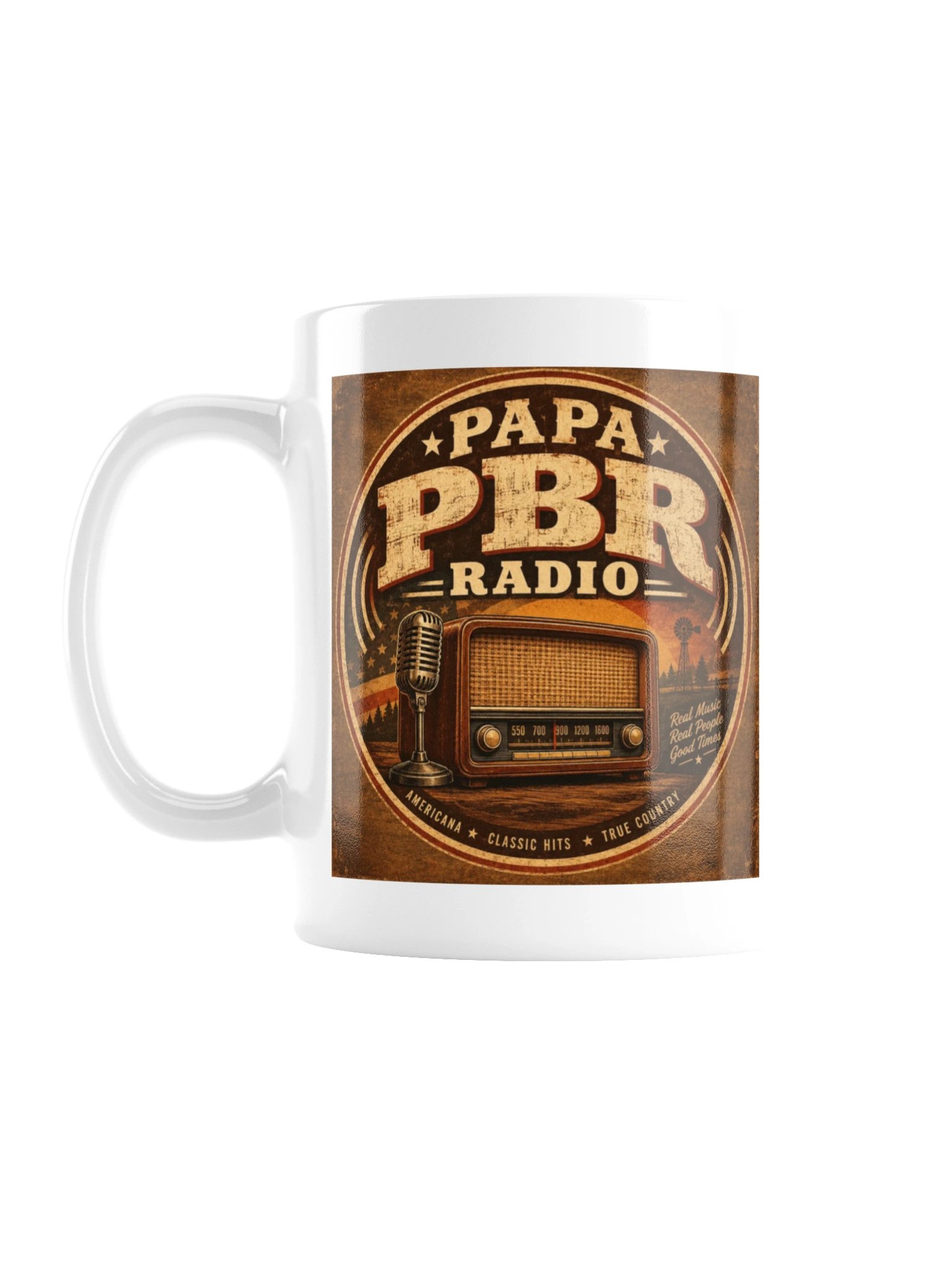 PaPa PBR Radio Logo Mug product image (1)