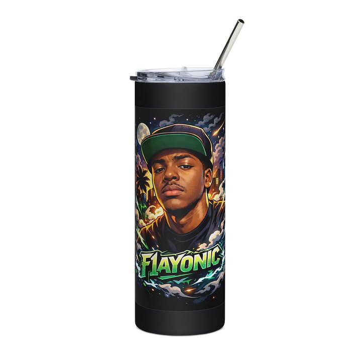 Moonlit Cityscape Stainless Steel Tumbler product image (1)