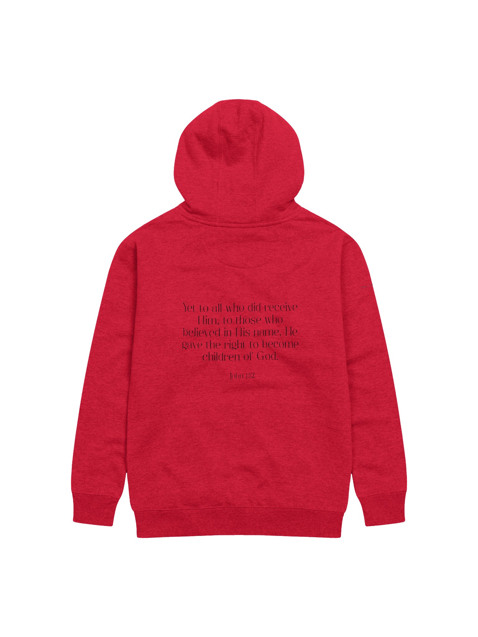 Daughter of the King Premium Hoodie - Red product image (2)