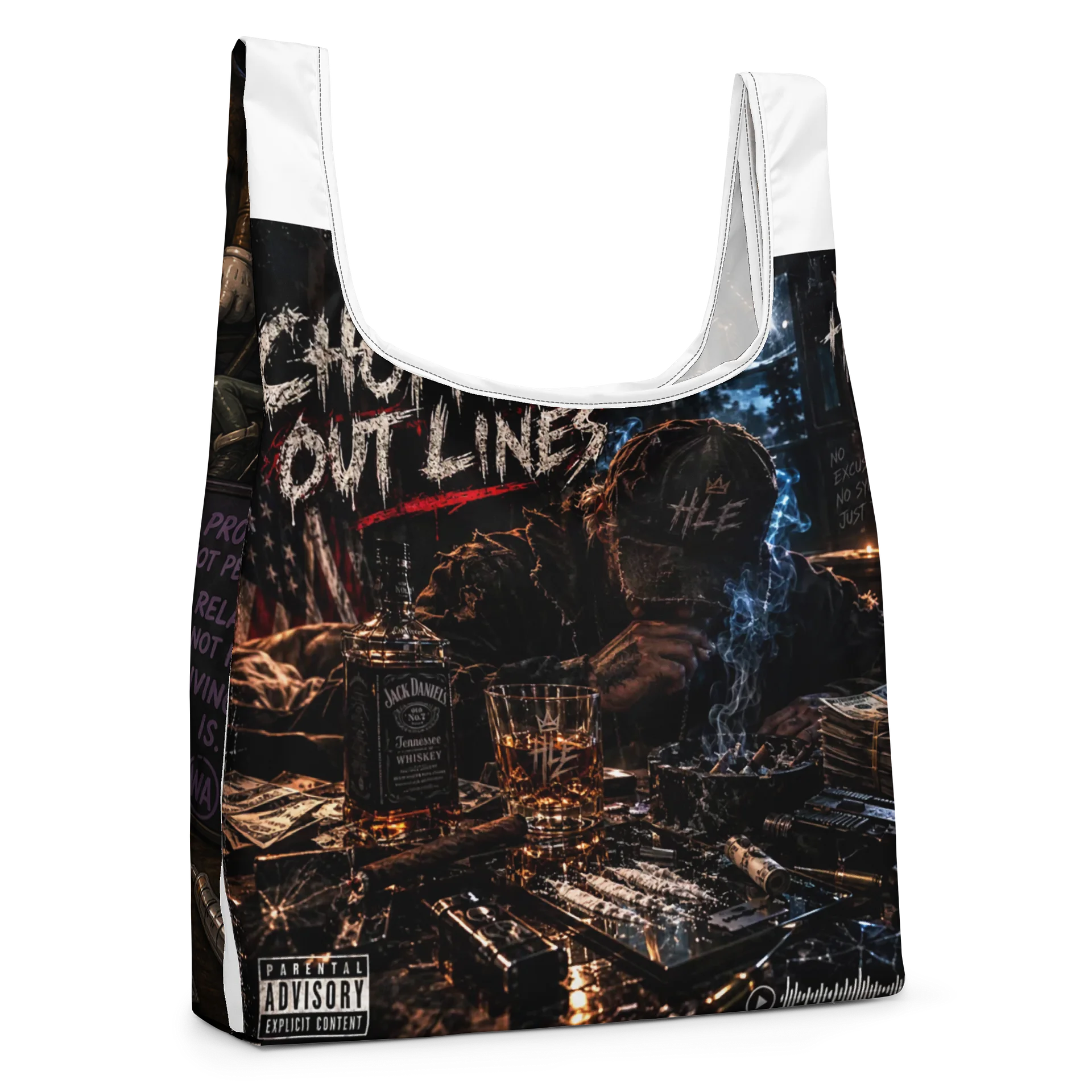 Shopping Lines Gritty Music Cover Tote product image (4)