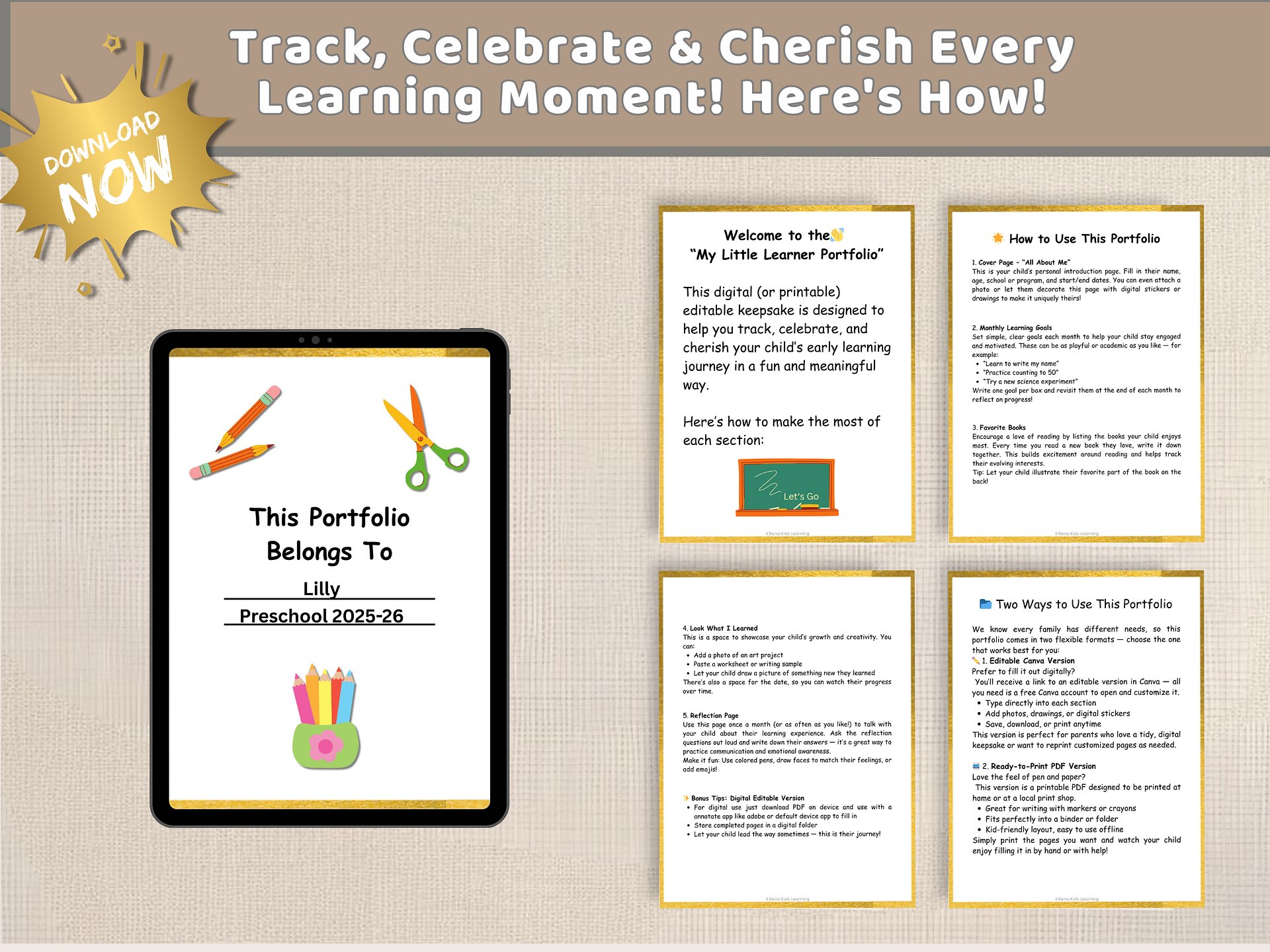 My Little Learner Portfolio product image (5)