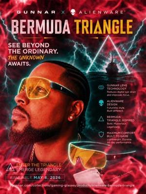 GUNNAR x Alienware Bermuda Triangle @GUNNAR Optiks @Alienware  #gunnaroptiks #alienware 