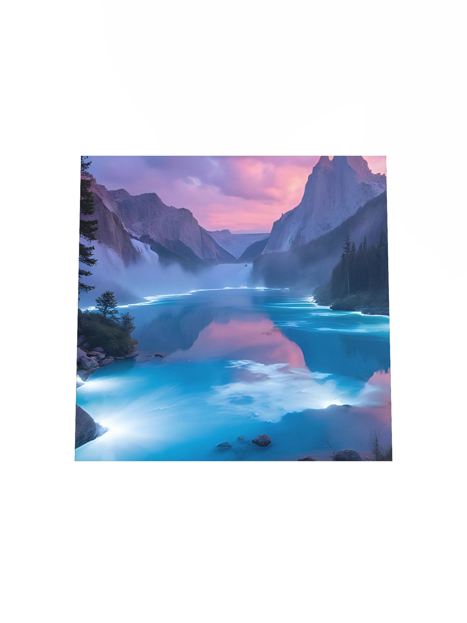 Ethereal Sunset Reflections Poster product image (18)