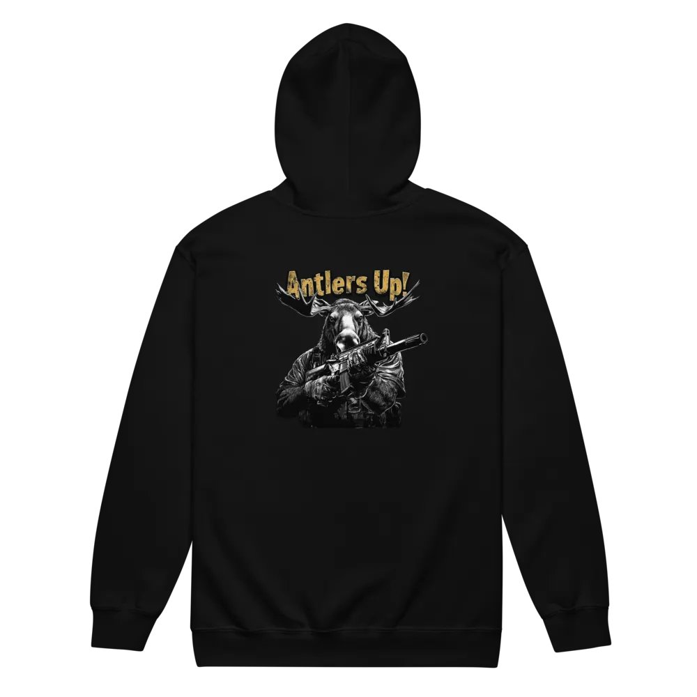 Antlers Up! Moose PMC Hoodie Zip-Up product image (4)