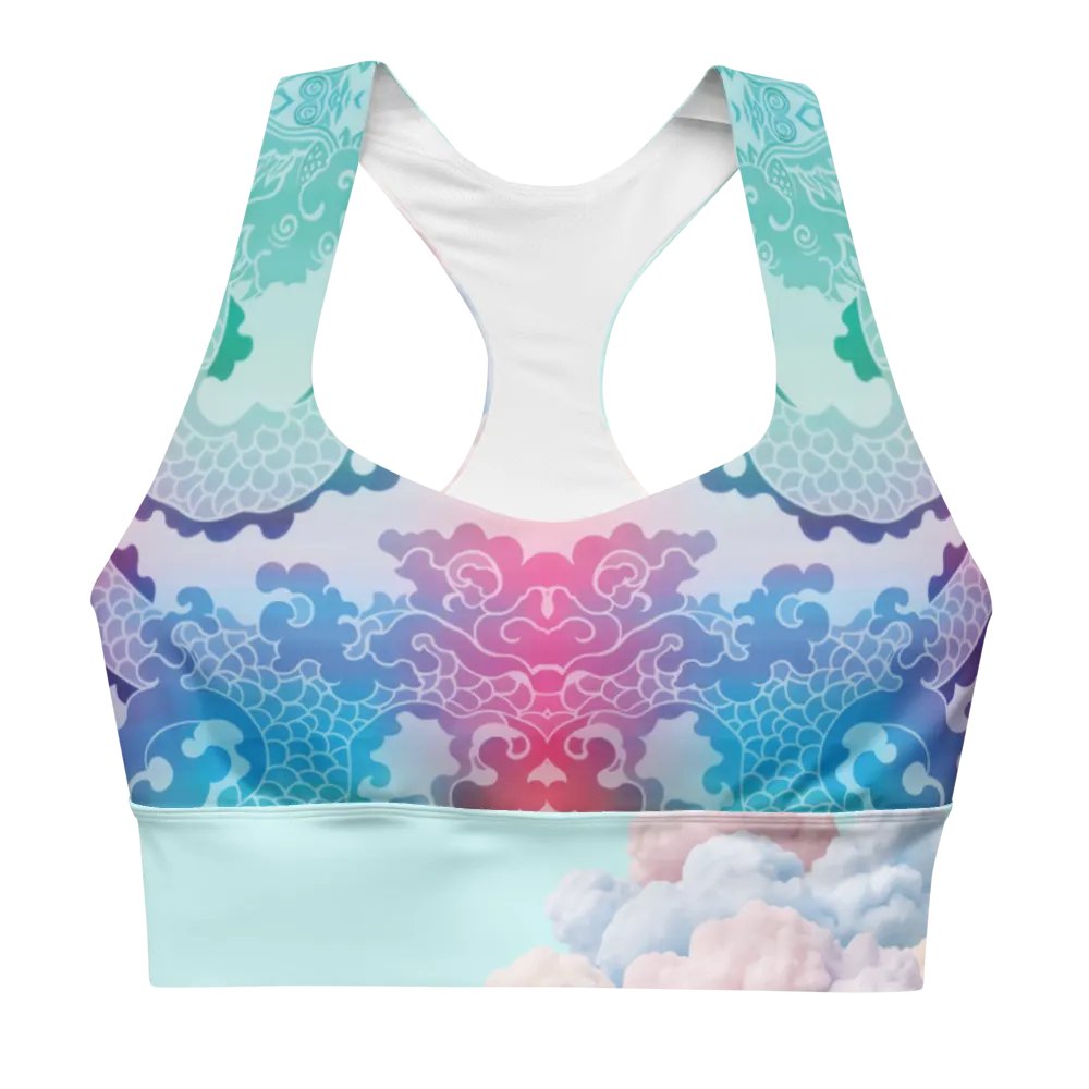 Pastel Incarnation Recycled Longline Sports Bra product image (1)