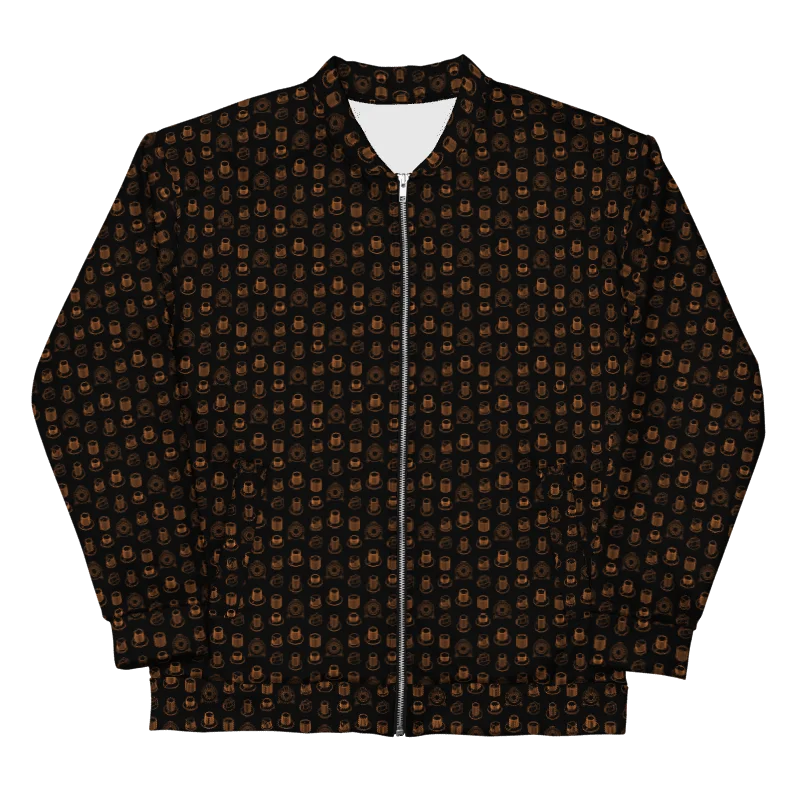 Seven Icons of Synthesis Bomber Jacket - (7 Synth Legends) AMBER product image (5)