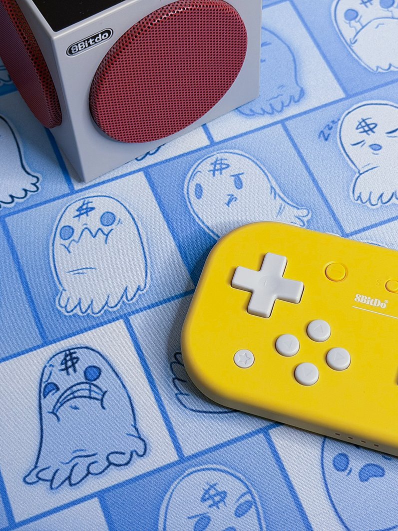 Blue Money Ghost Desk Mat product image (6)