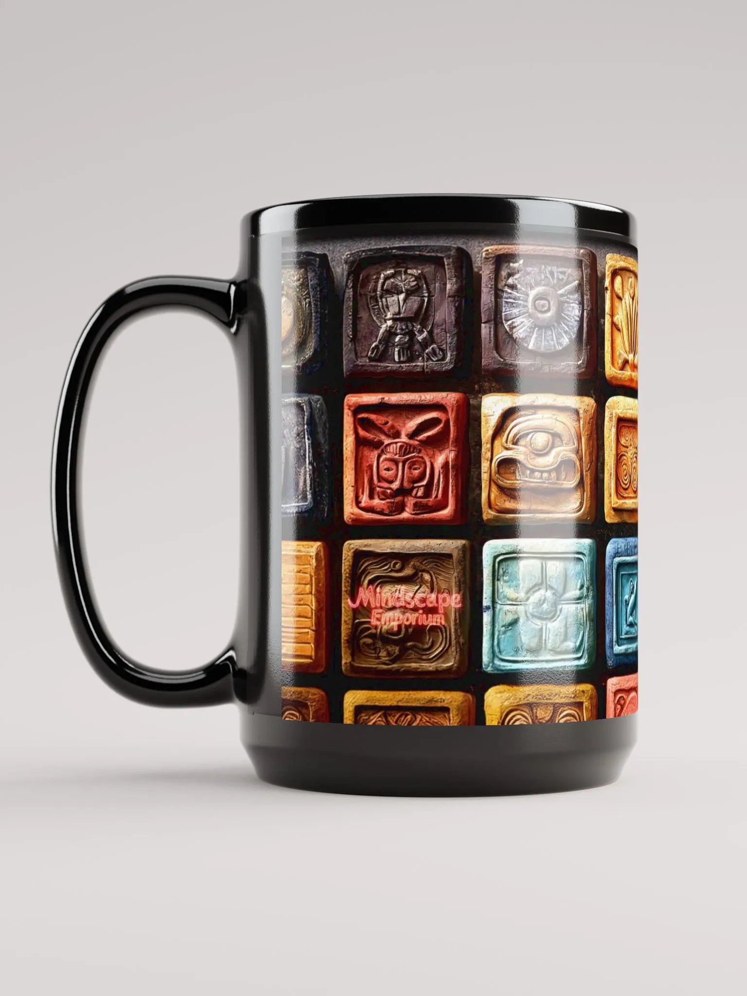 Ancient Art-inspired Ceramic Mug product image (5)