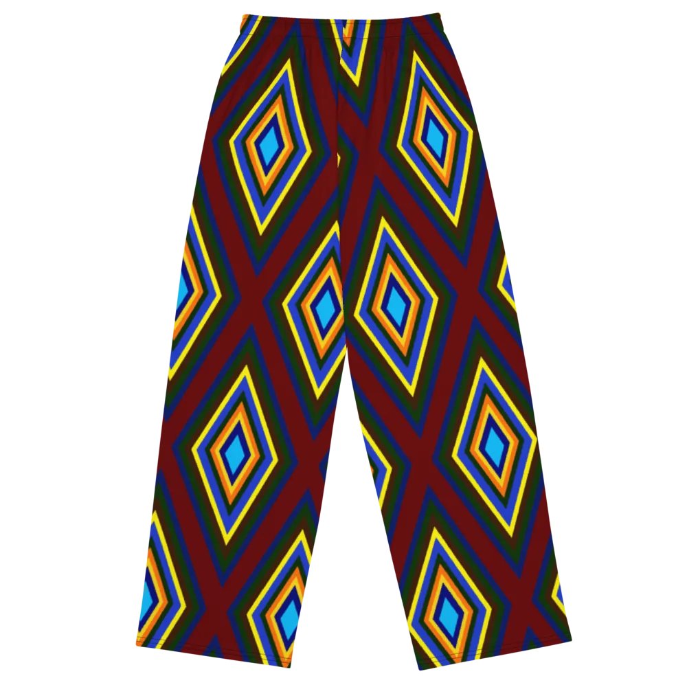 Colorful Diamonds Wideleg Pants product image (1)