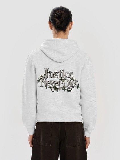 Justice Never Dies Zipper Hoodie - Alternate Version