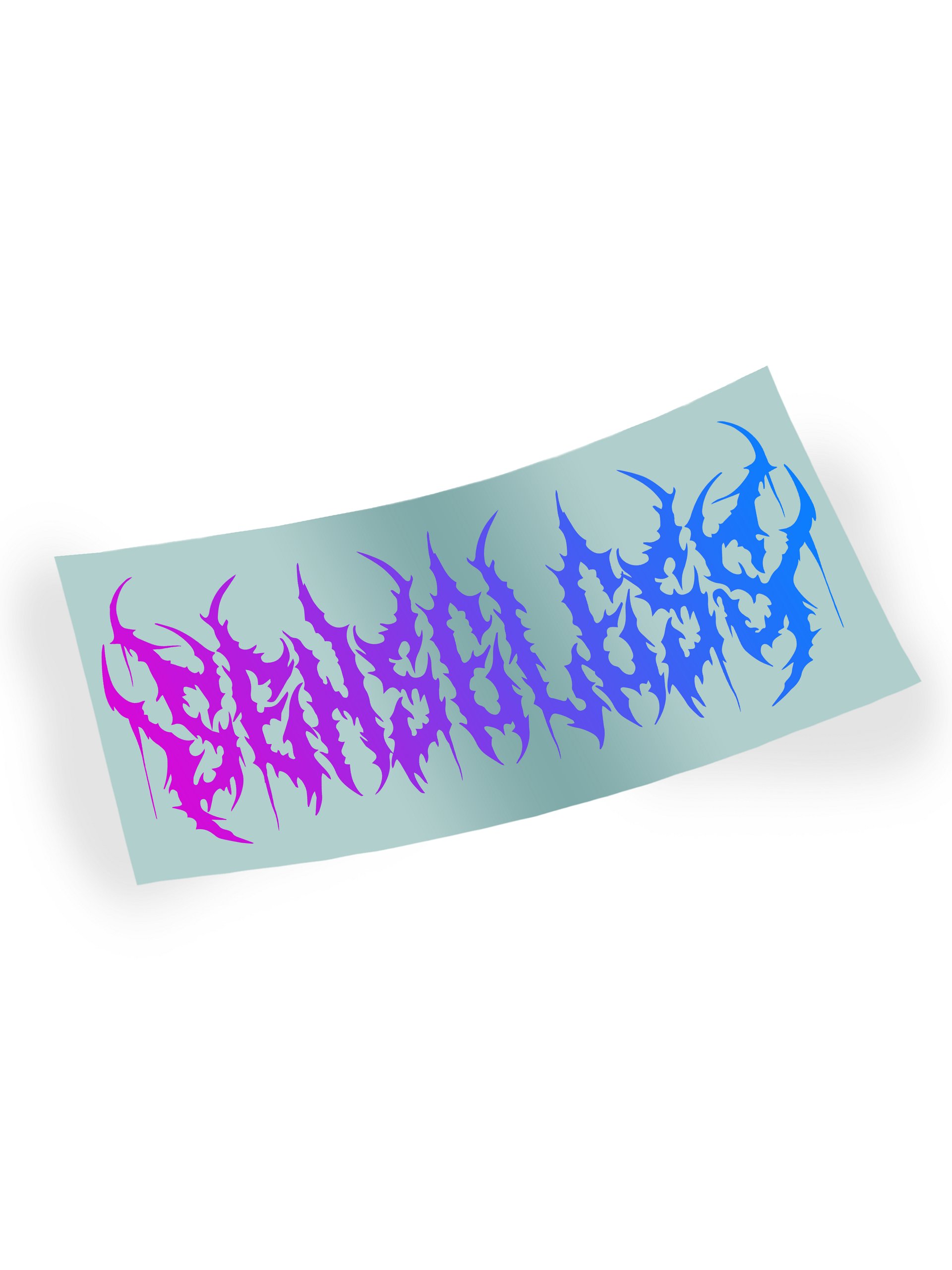 Metal Logo Mini Vinyl Sticker product image (3)