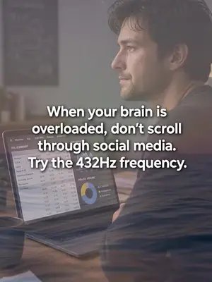 While your competitors are burning out scrolling and grinding 16-hour days… the top 1% are leveraging frequency hacking and deep work states to win. You aren't losing because you lack talent. You're losing because your brain is constantly fragmented by digital noise. If you keep operating on high cortisol and pure anxiety, you will get left behind in this AI shift. Stop running on empty. Reset your operating system before the market forces you out. Sound on. 432Hz. Deep work. Reclaim your leverage. 🧠⚡️         #productivityhacks    @Cun Cute         #biohacking        @Cun Cute #highperformance  @Cun Cute 