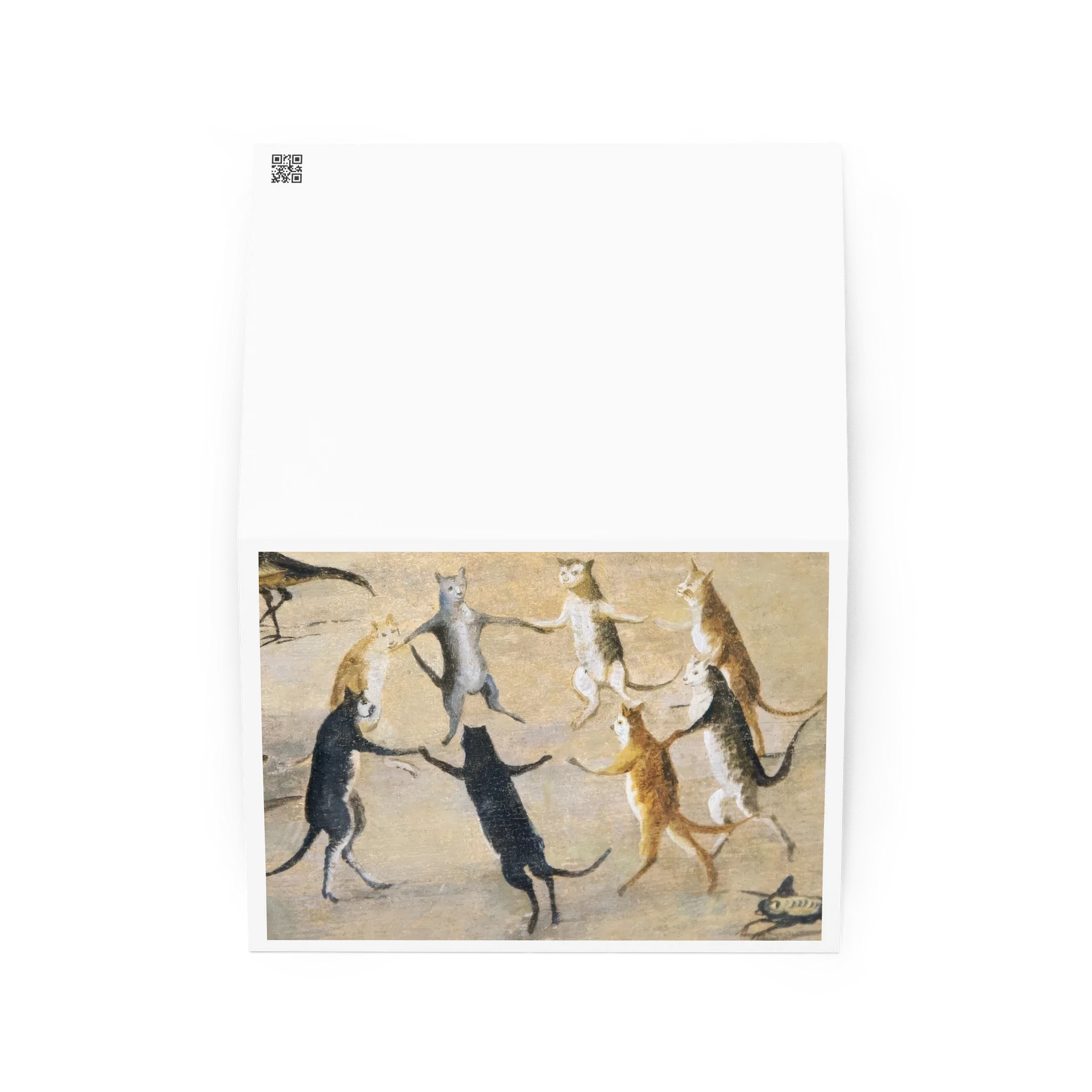 Circle of Dancing Cats - from the Witches Cove - Blank Card product image (4)