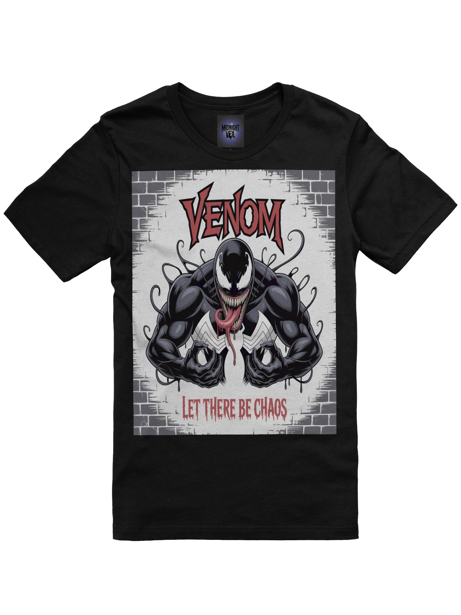 Let There Be Chaos: Venom Graffiti Supersoft Tee product image (3)