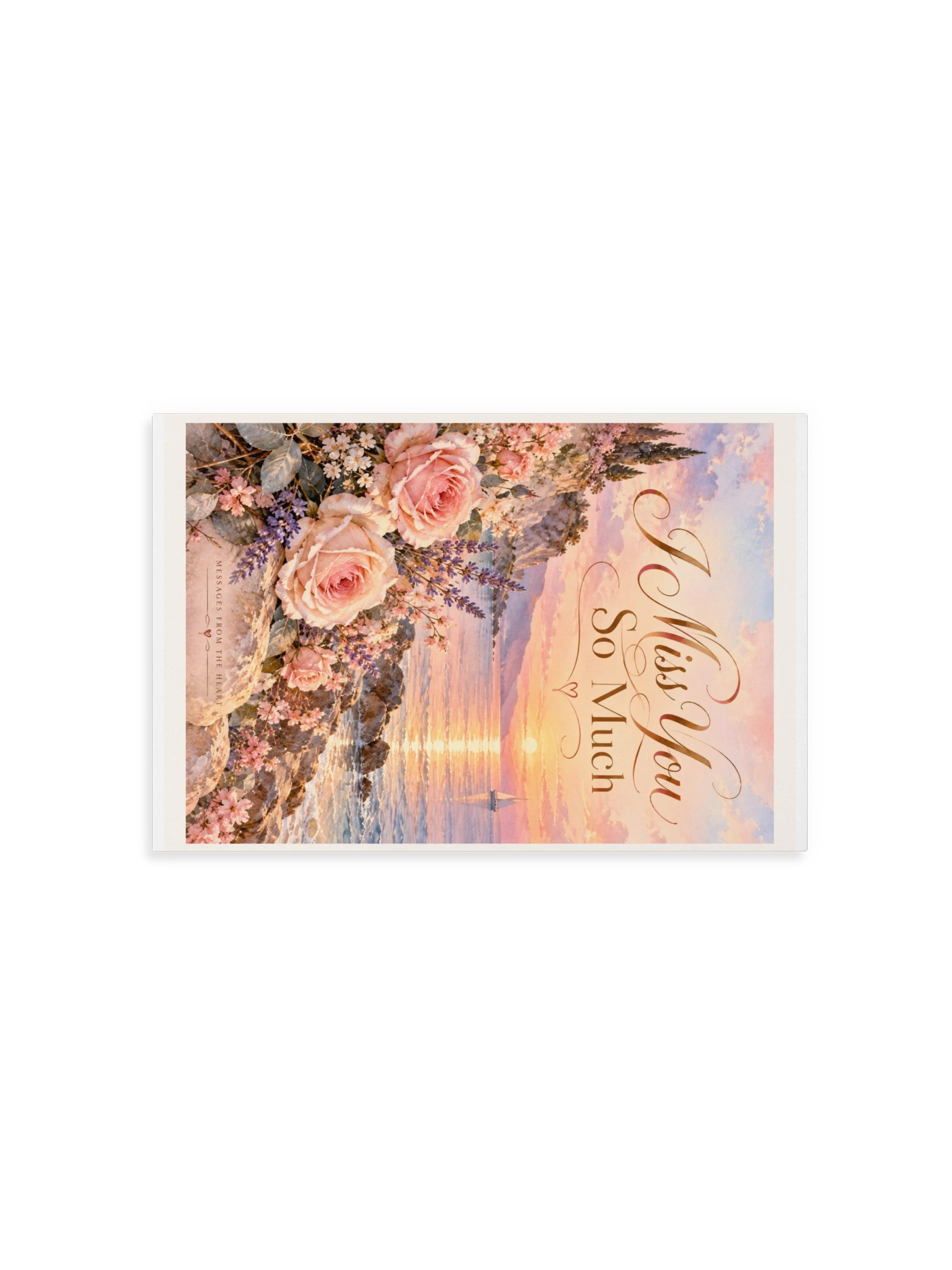 I Miss You So Much — Physical QR Greeting Card product image (9)