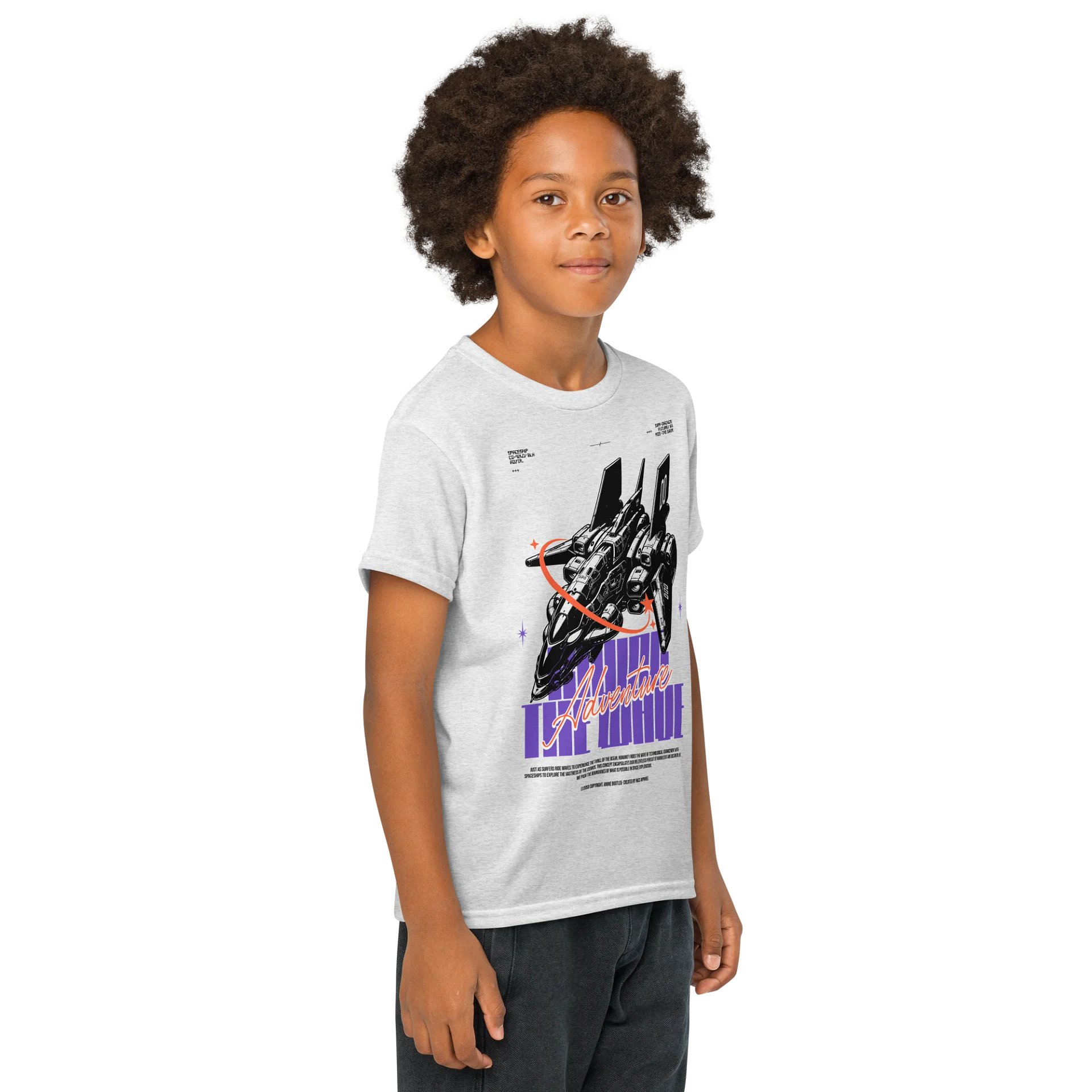 Trendy Spaceship Anime Adventure Shirt for Young Explorers product image (4)