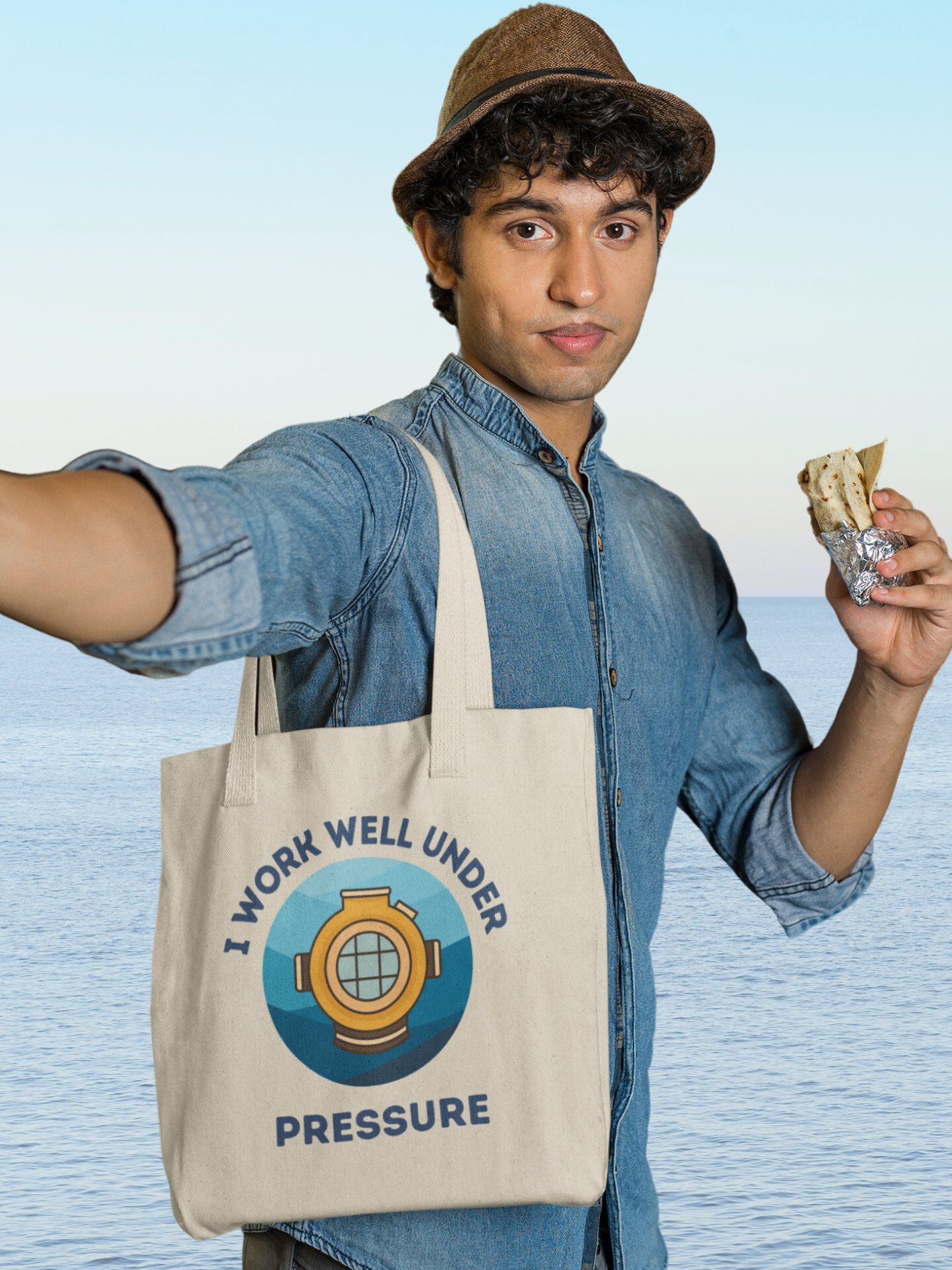 I Work Well Under Pressure Tote Bag product image (1)