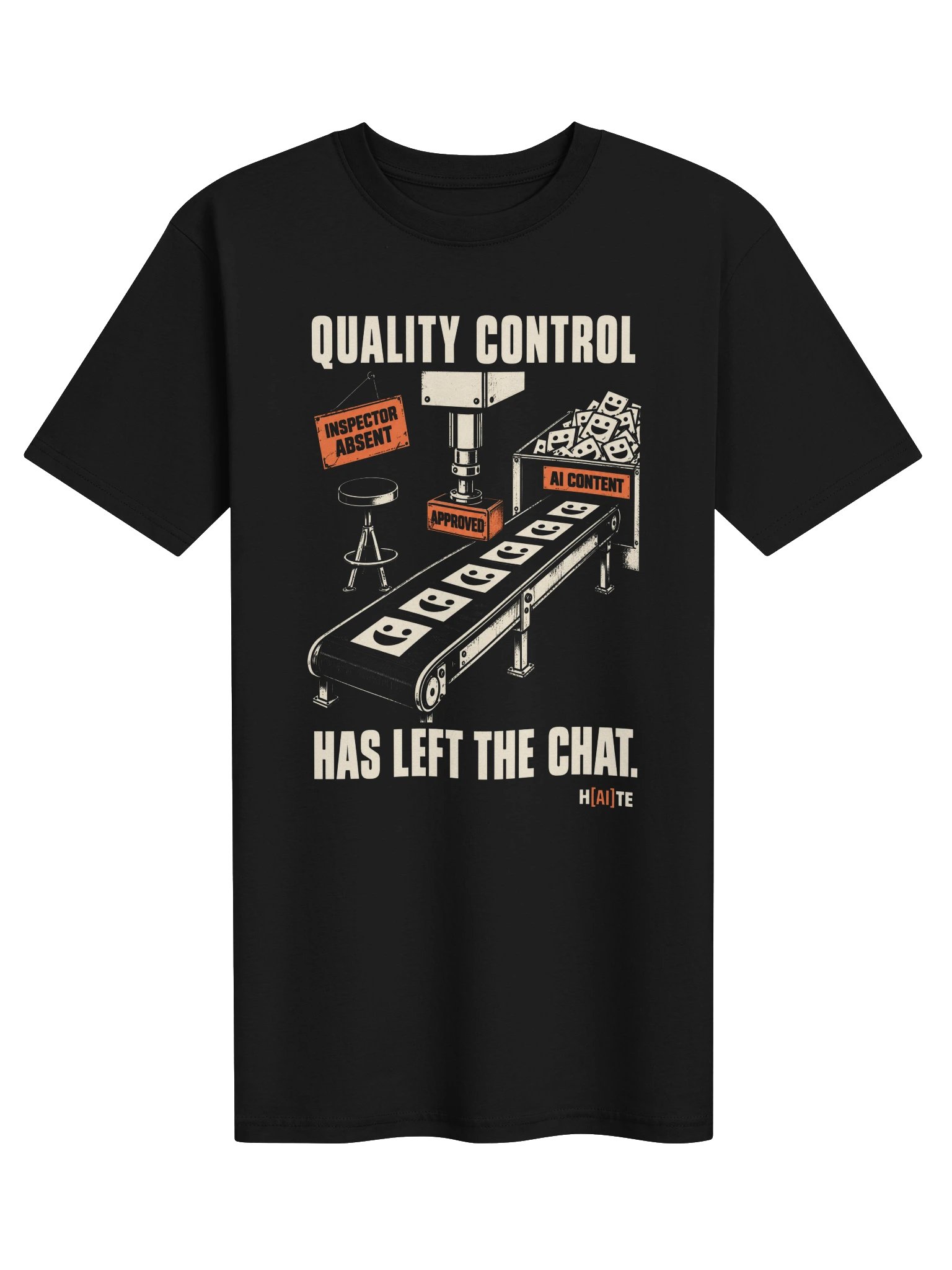 QUALITY CONTROL HAS LEFT THE CHAT | Heavyweight Tee product image (1)