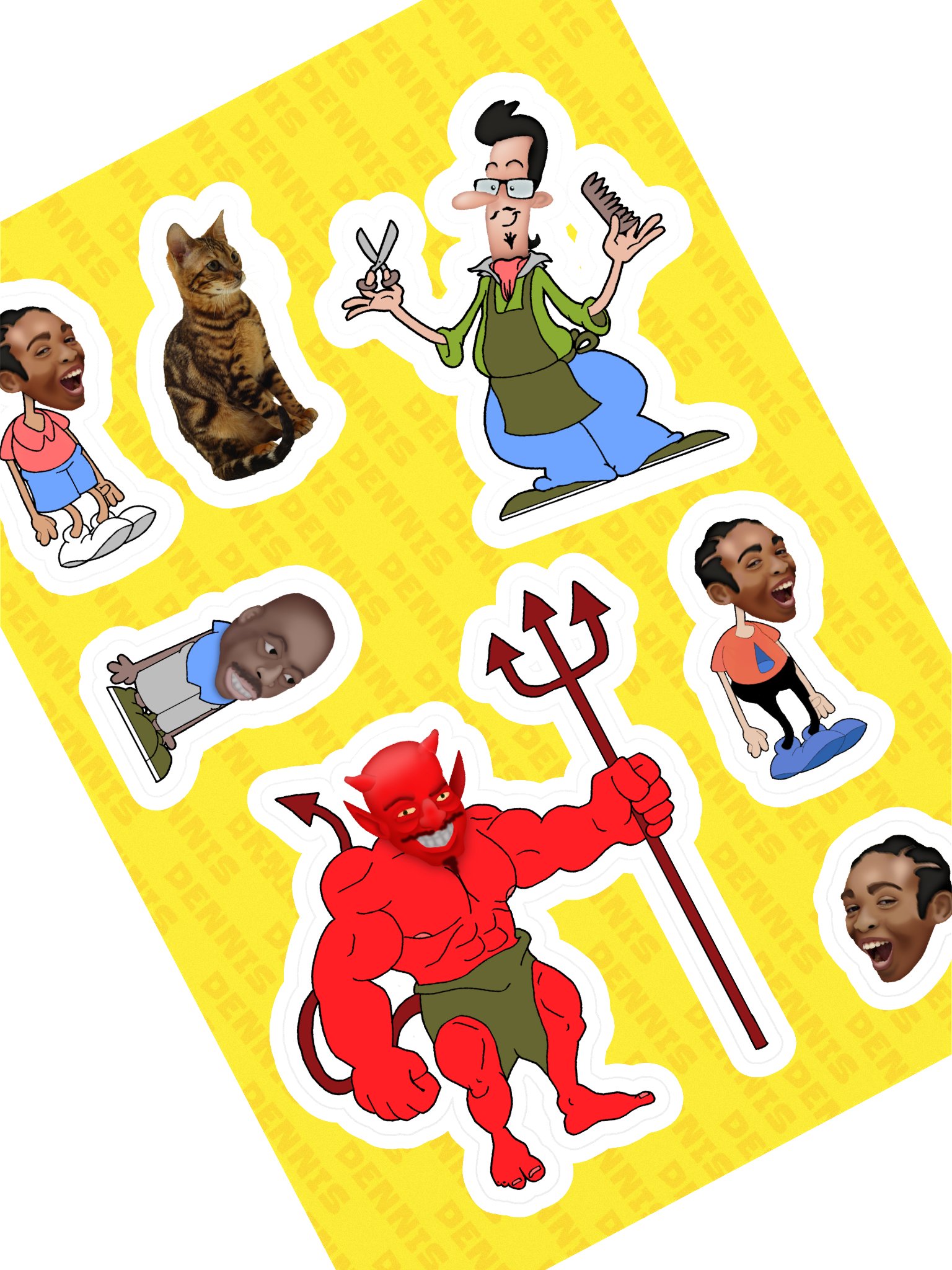 The Dennis Show Sticker Pack 1 product image (1)