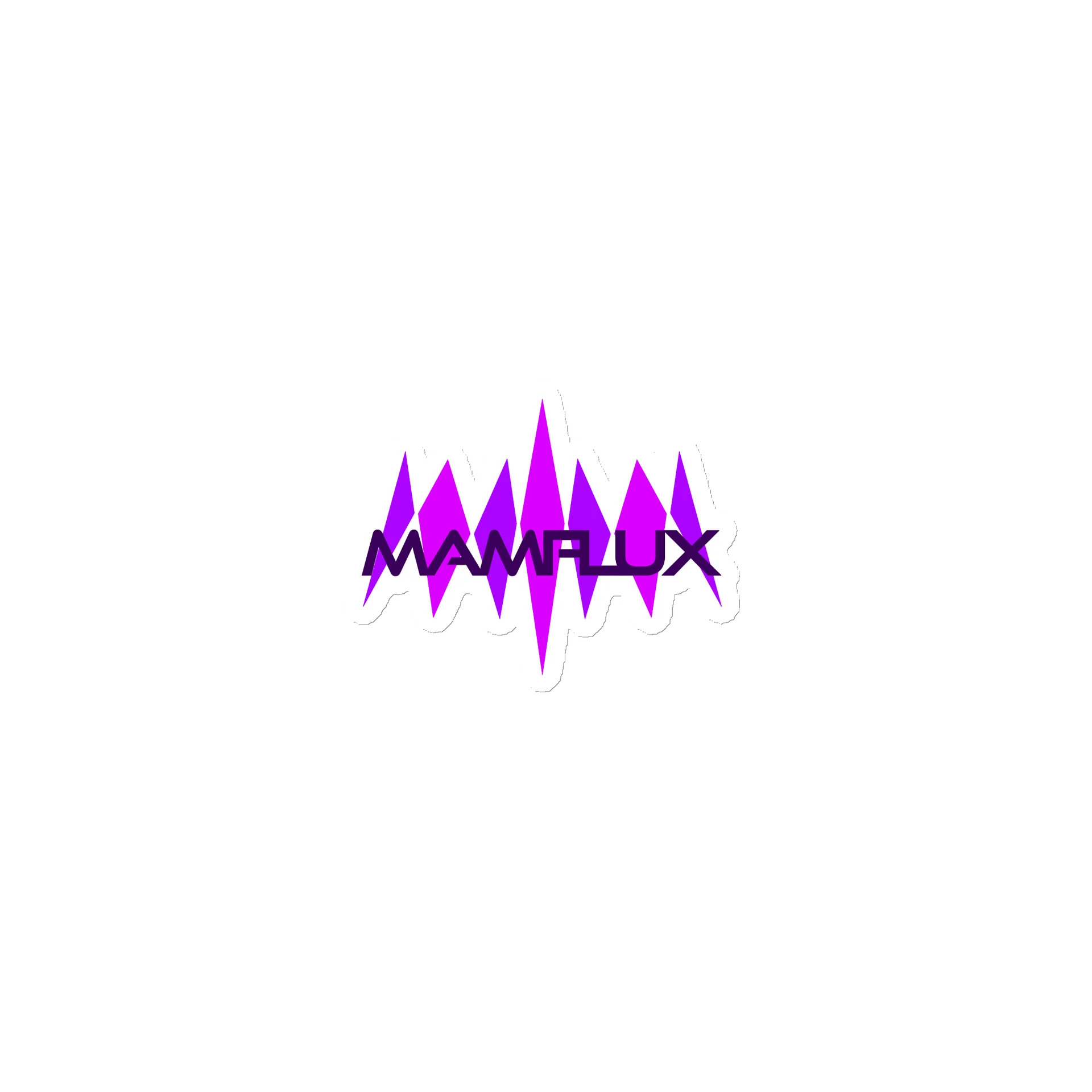 Mamflux Logo - Die-Cut Magnet product image (1)