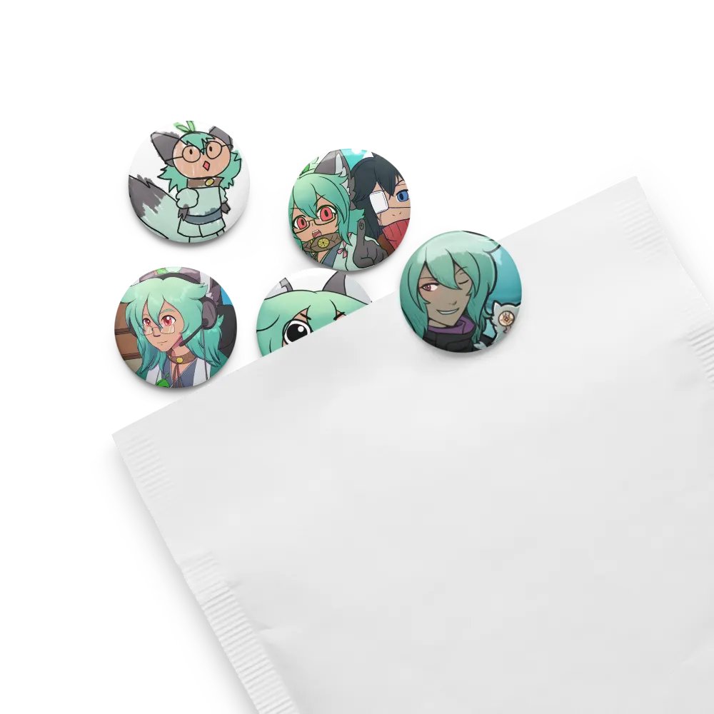 Saito Art Button Pins product image (13)