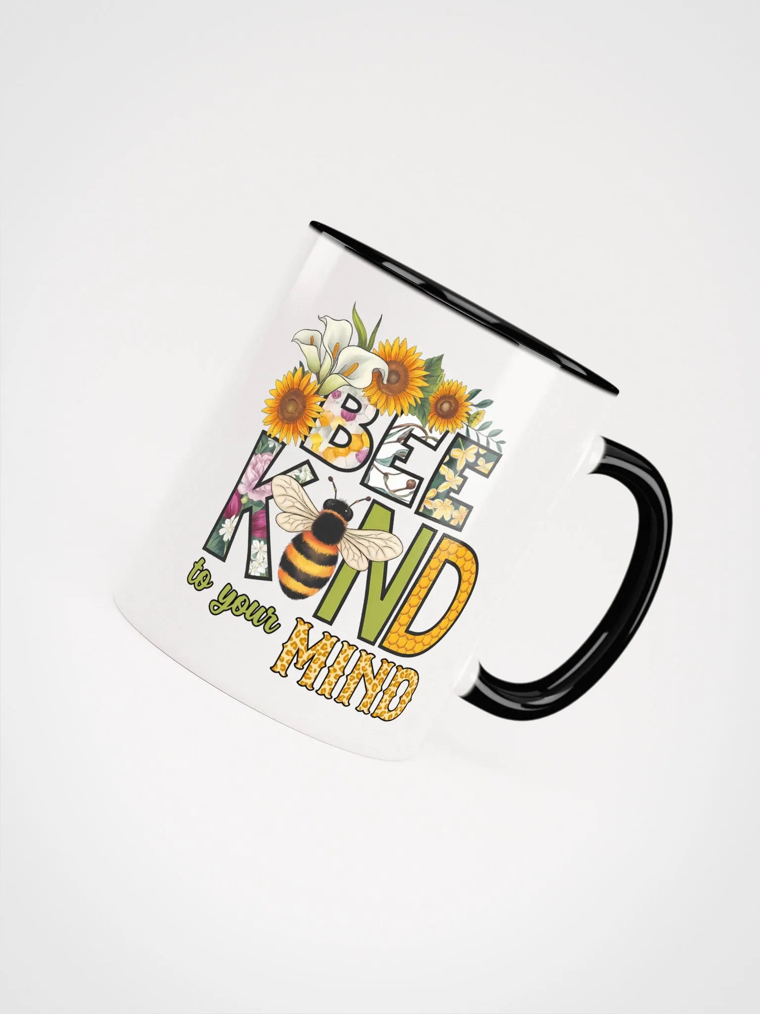 Bee Kind to Your Mind Accent Mug product image (4)