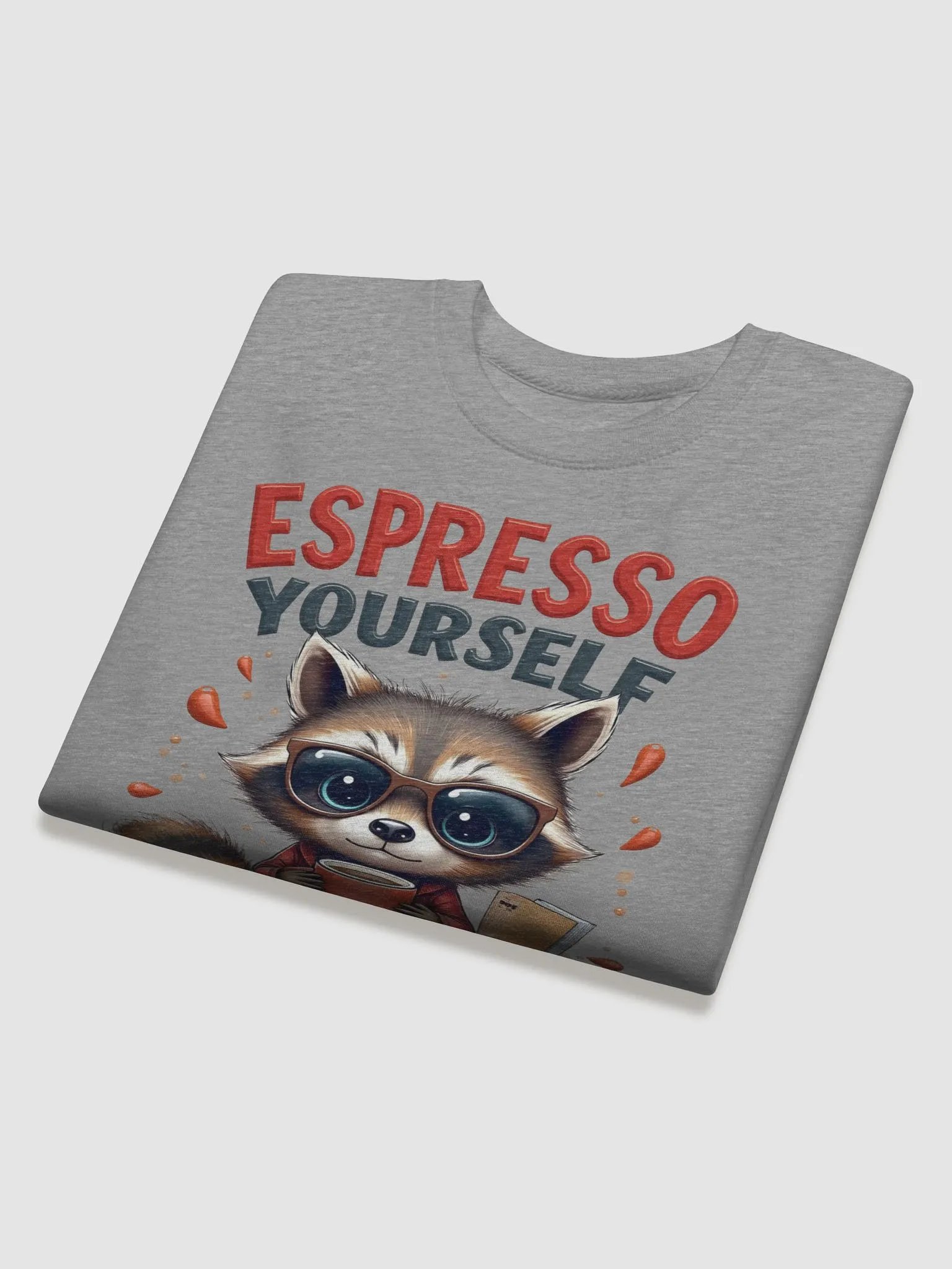 Raccoon Espresso Yourself Premium Sweatshirt product image (12)