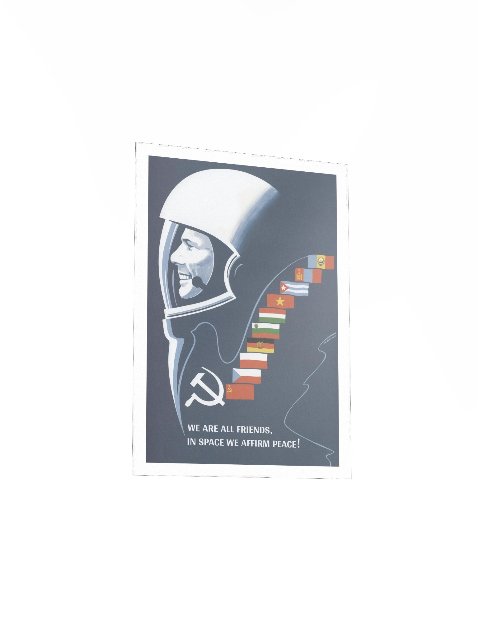 We Are All Friends, In Space We Affirm Peace Poster product image (7)