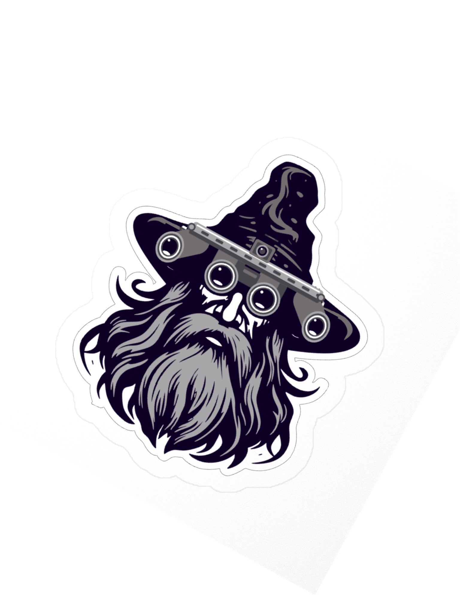 The Night Vision Wizard — Die-Cut Sticker product image (5)