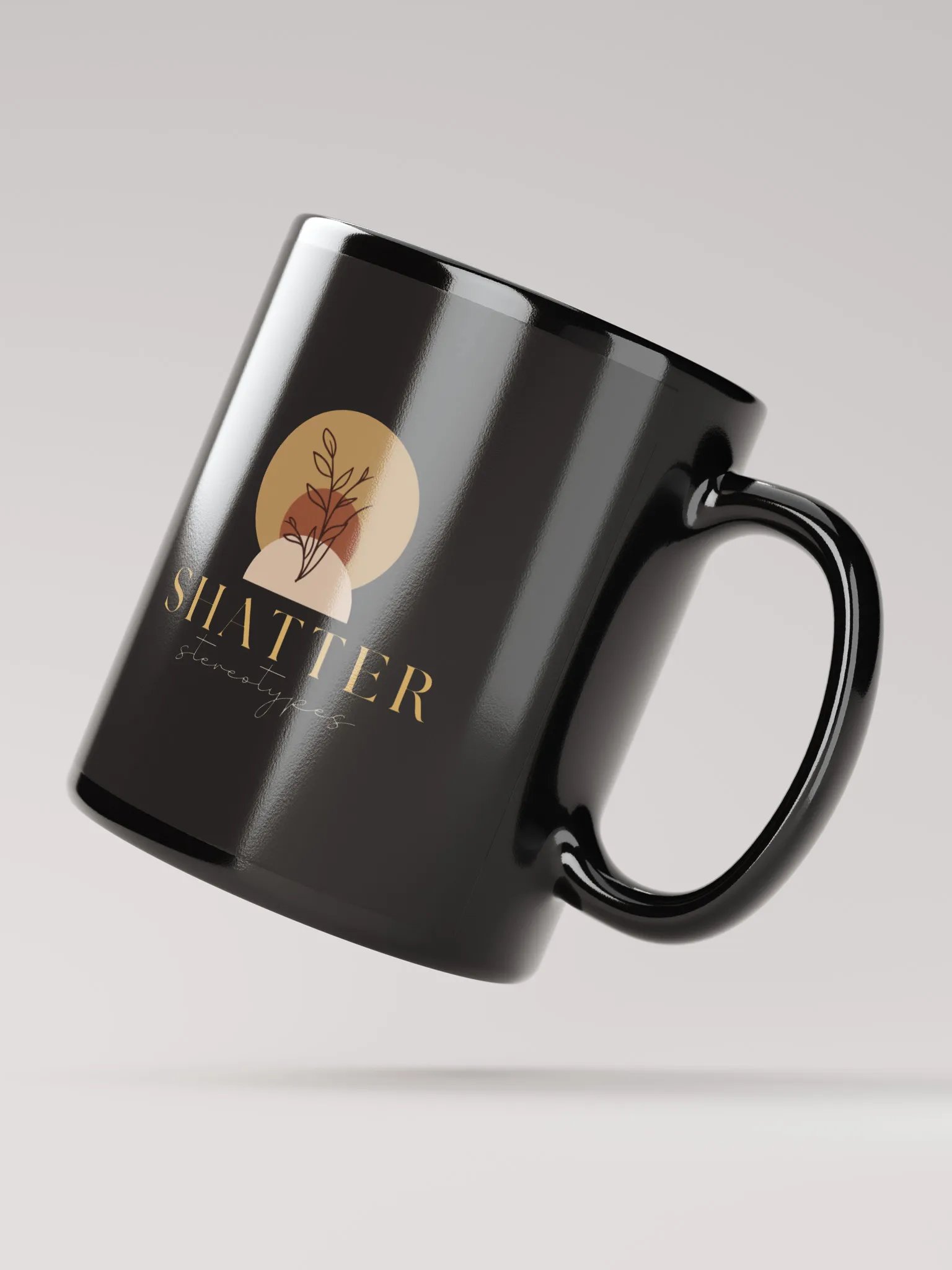 Black Glossy Mug GMFB0109 product image (2)