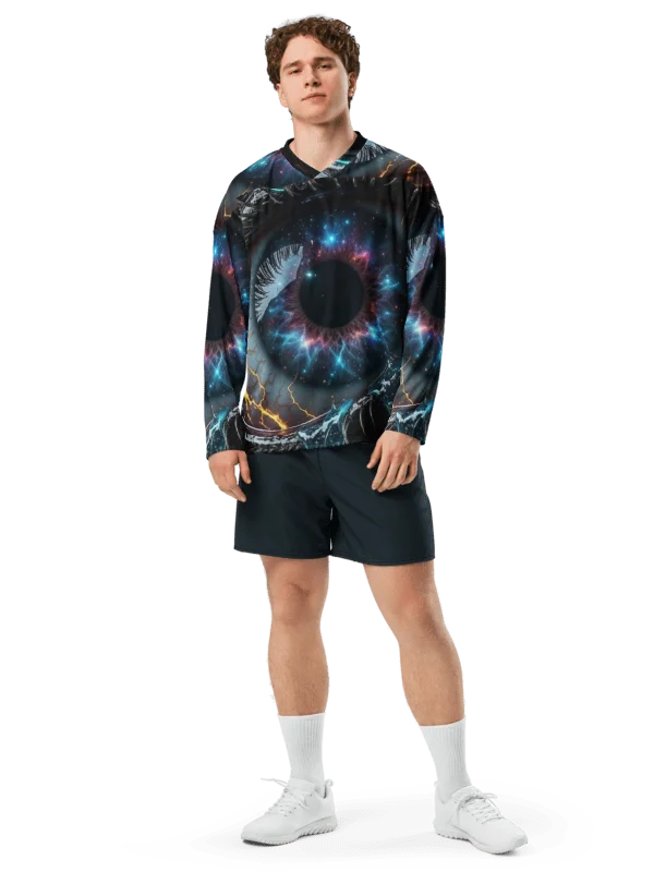 LIMITED EDITION - CNX Core All-over print Unisex Long Sleeve Tee — OverCore 001 product image (6)
