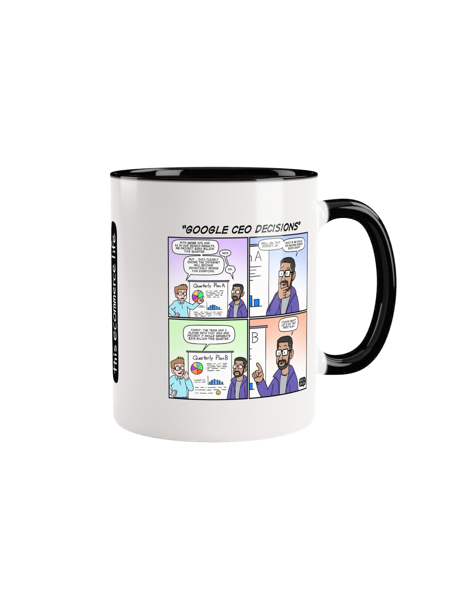"Google CEO decisions" mug product image (1)