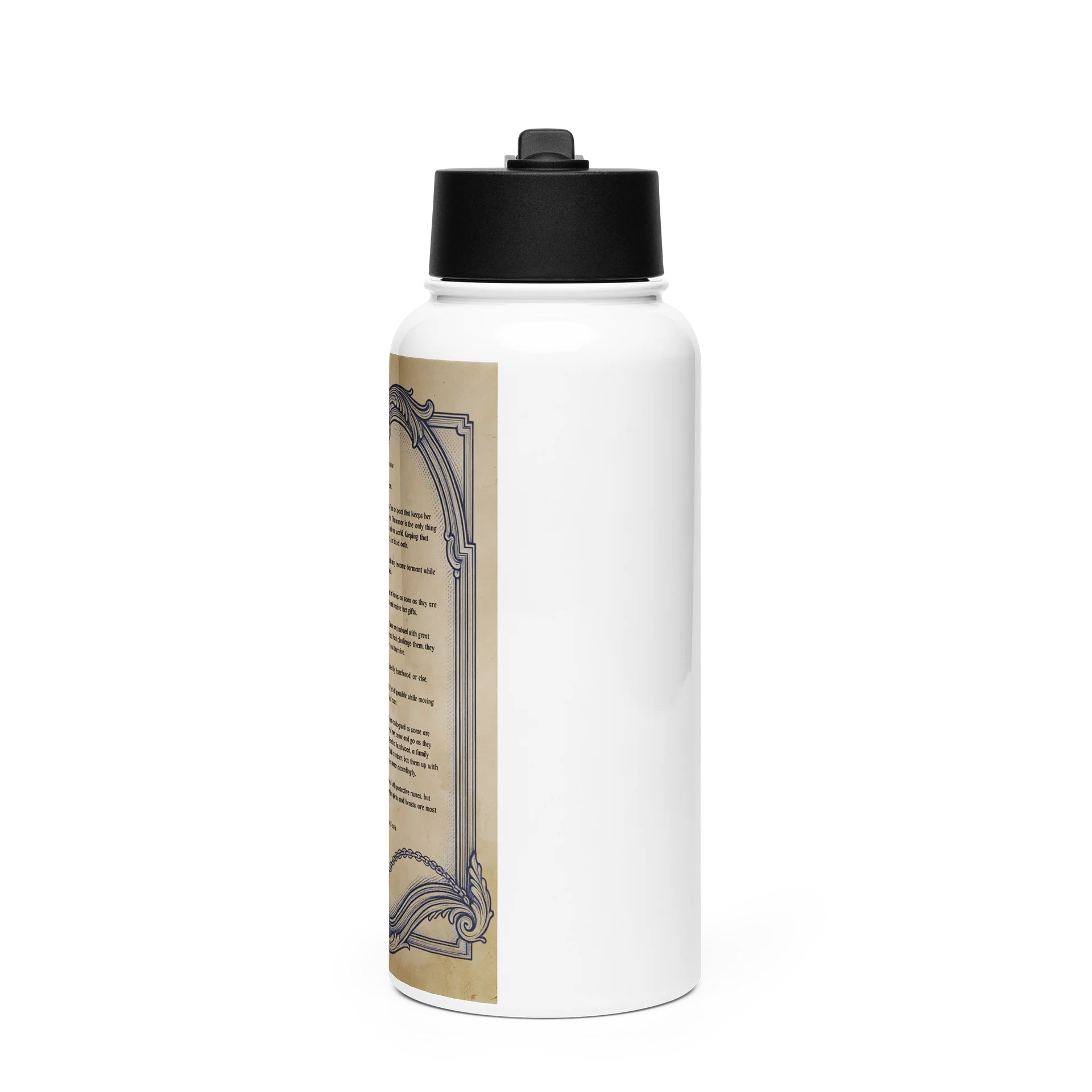 House Rules Stainless Steel Water Bottle product image (2)