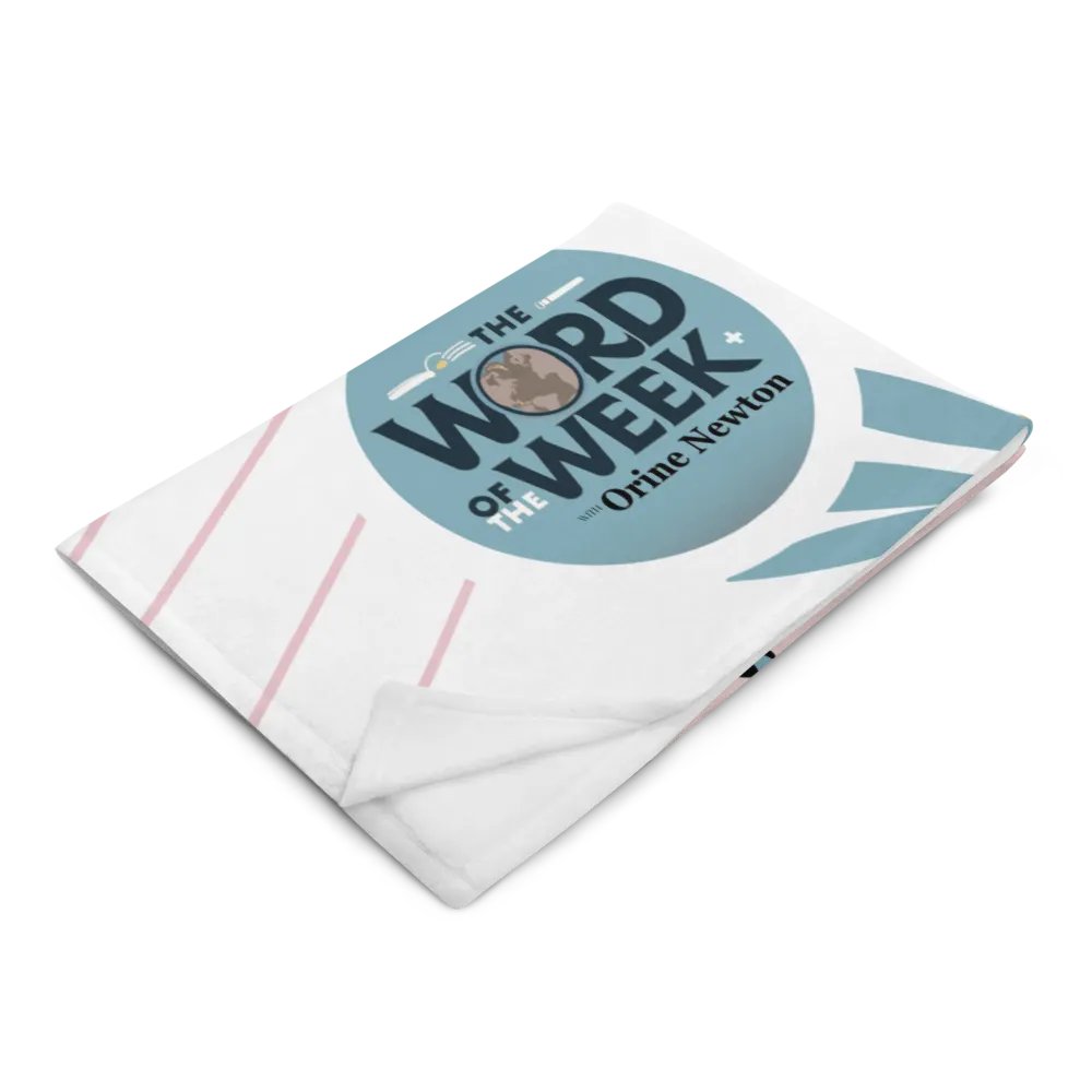 Word of the Week - Plush Blanket product image (6)