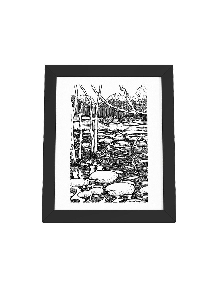 Turtle in the Sun Framed Poster product image (1)