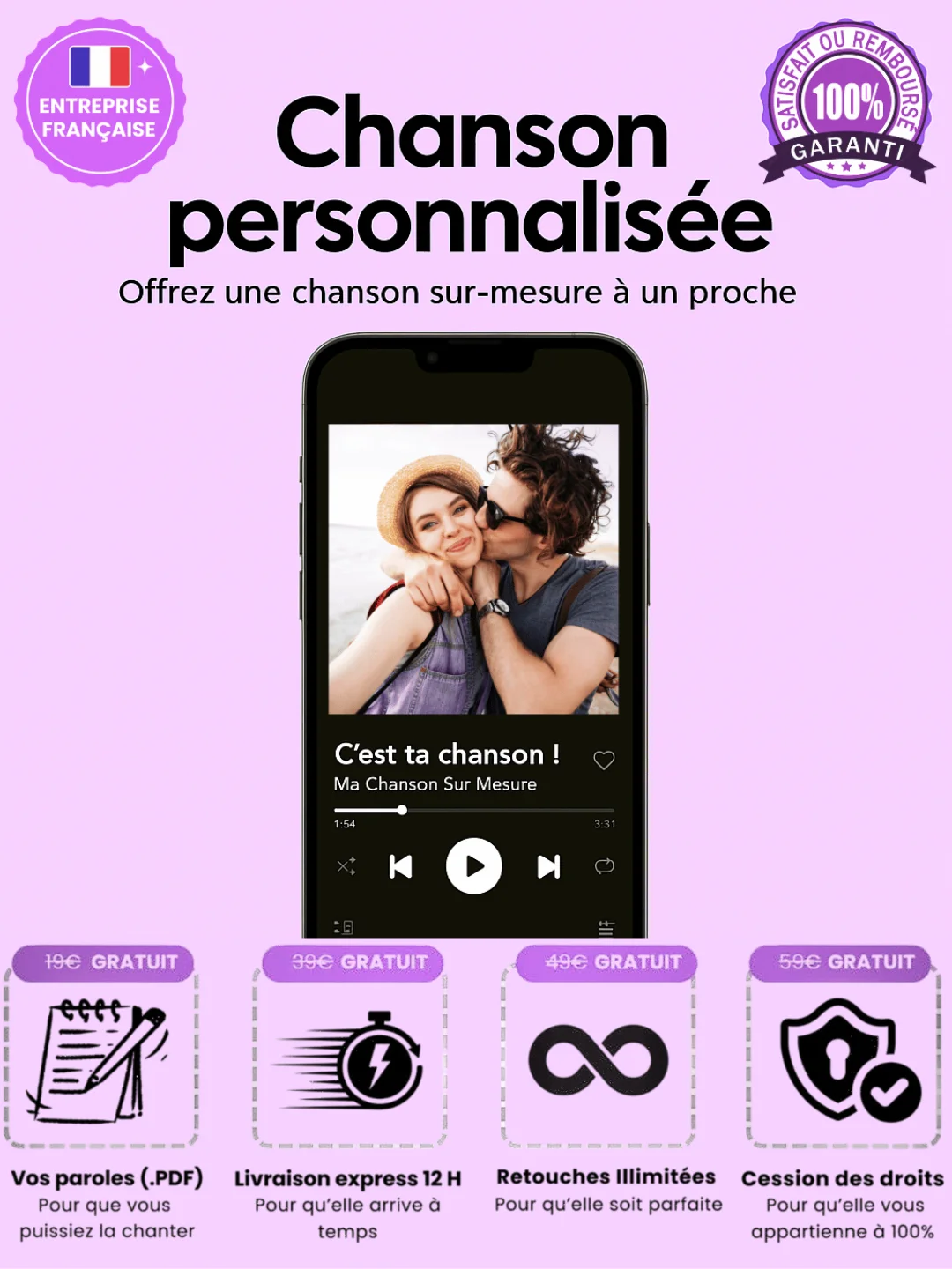 Ma chanson sur mesure product image (1)