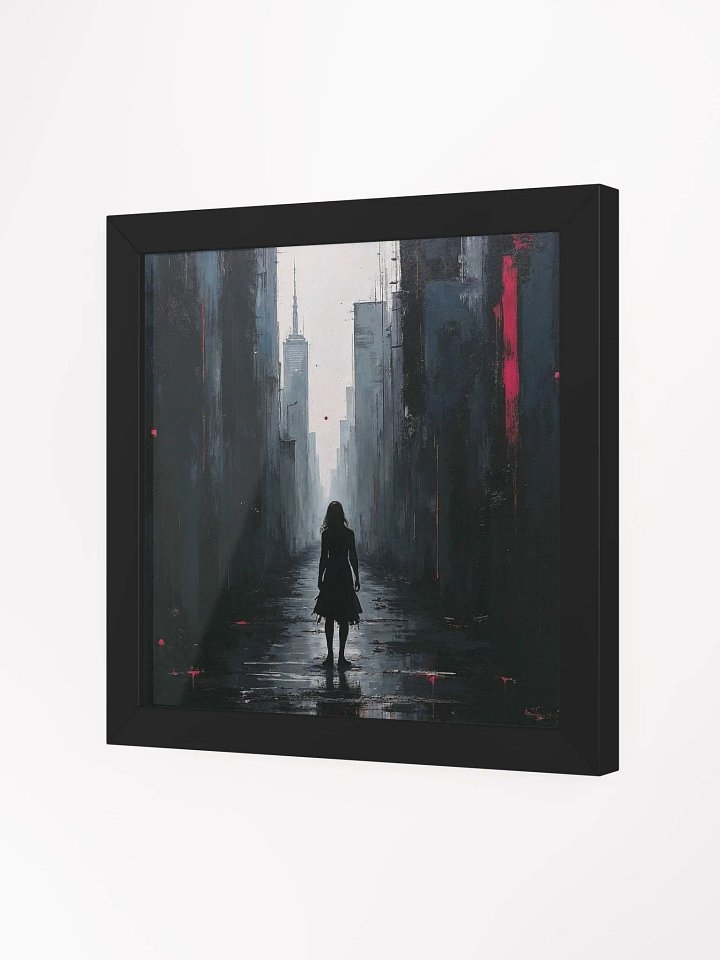 Lone Descent Framed Print product image (21)