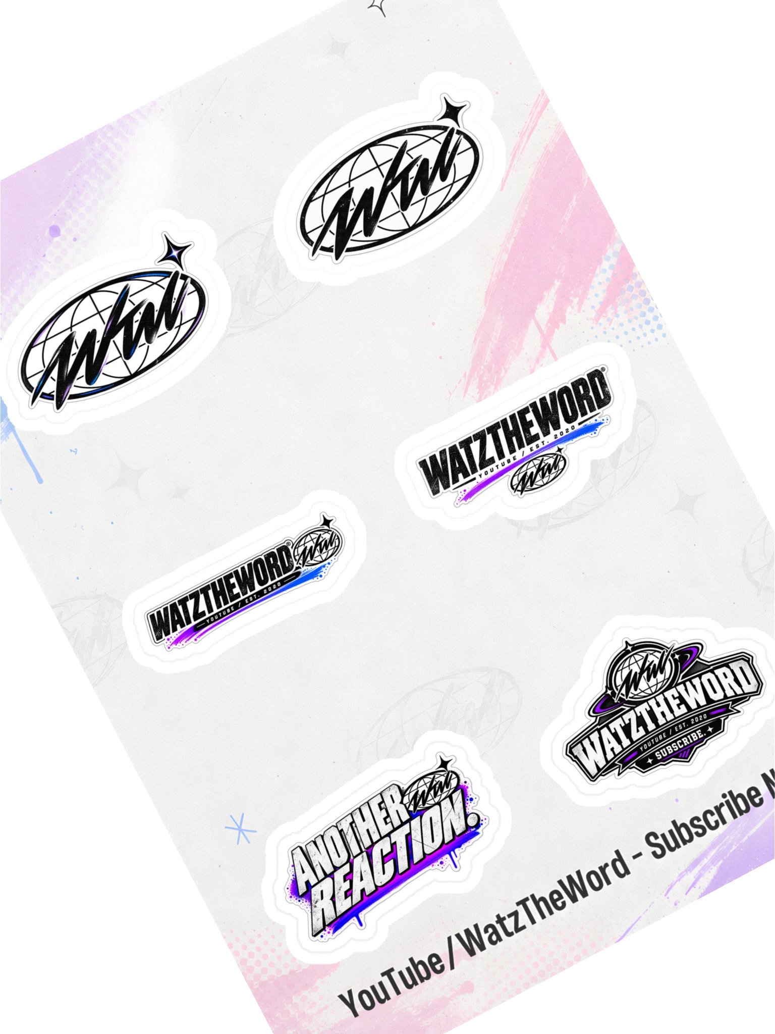 WatzTheWord - Stickers (6-pack) product image (1)