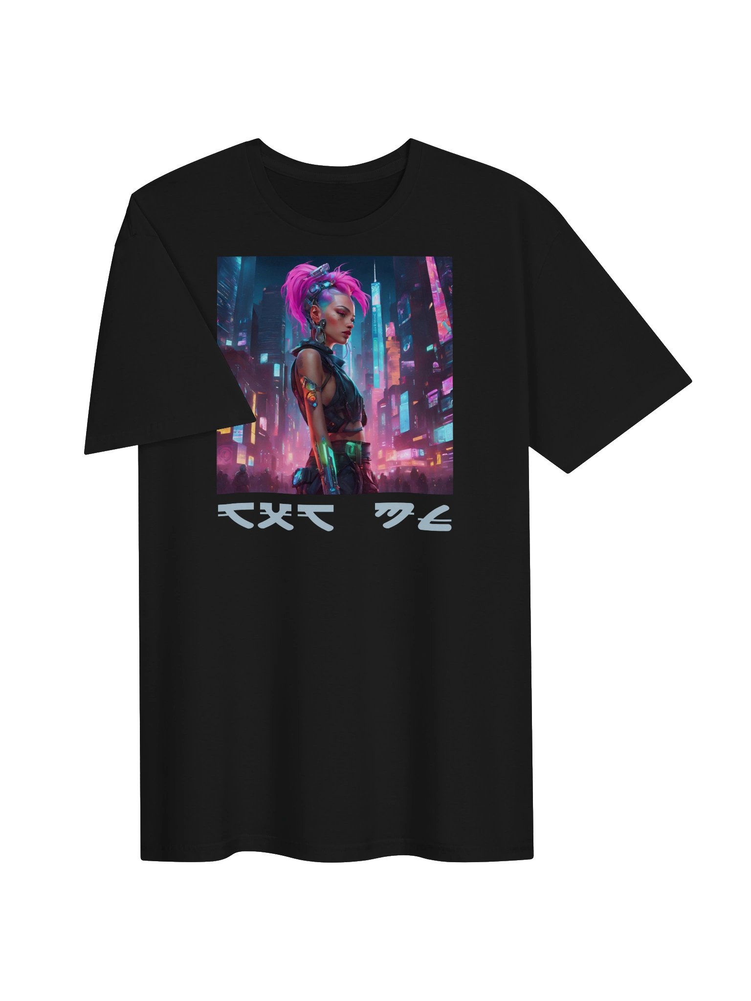 CYBERPUNK GIRL 4 T-Shirt product image (3)
