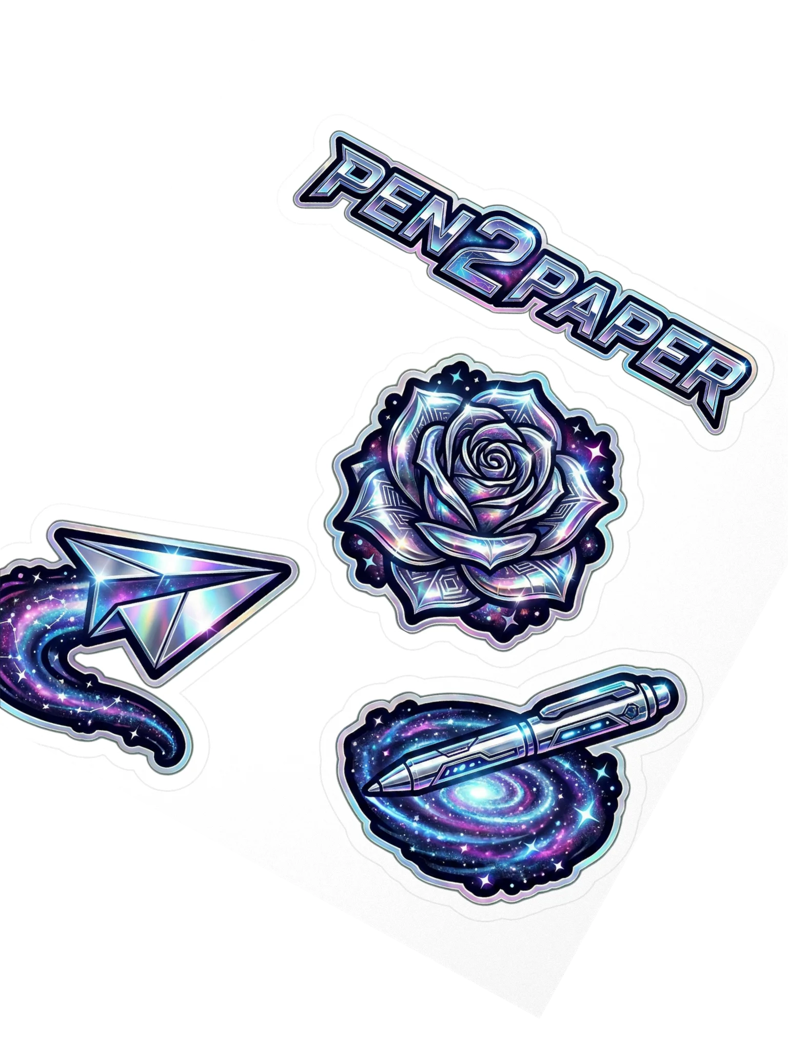 Pen 2 Paper Chrome Rose Sticker Pack product image (3)