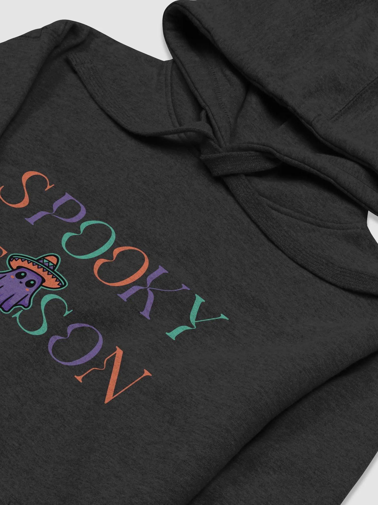 Spooky Season Sombrero Ghost Colorful Premium Hoodie product image (3)