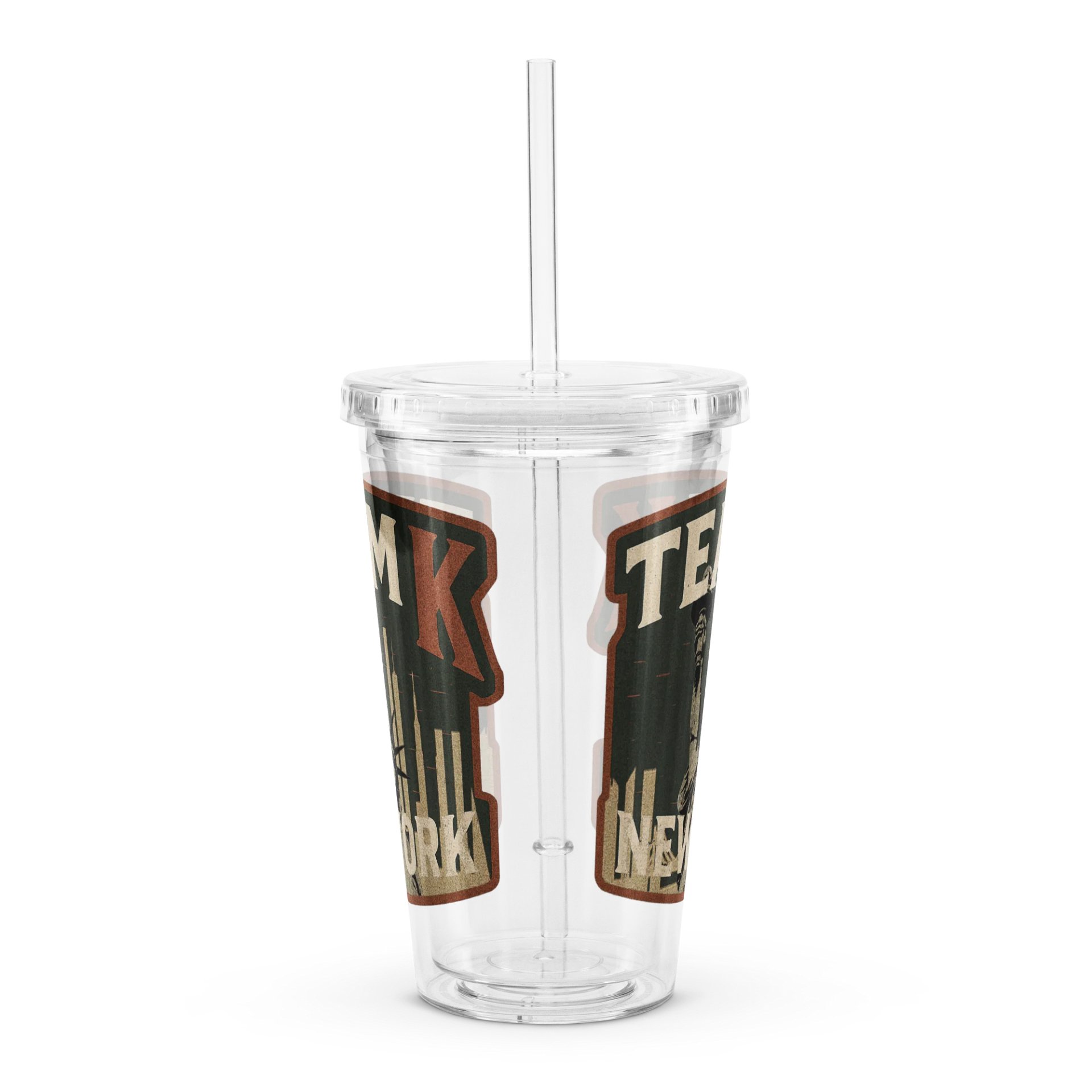 Team K New York Clear Plastic Tumbler product image (4)